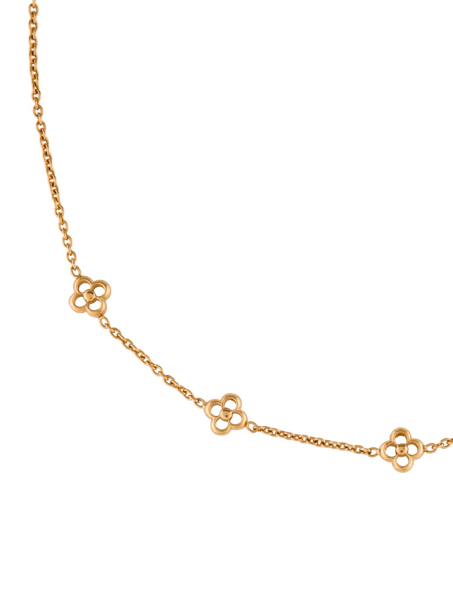 Louis Vuitton Flower Full Chain Necklace