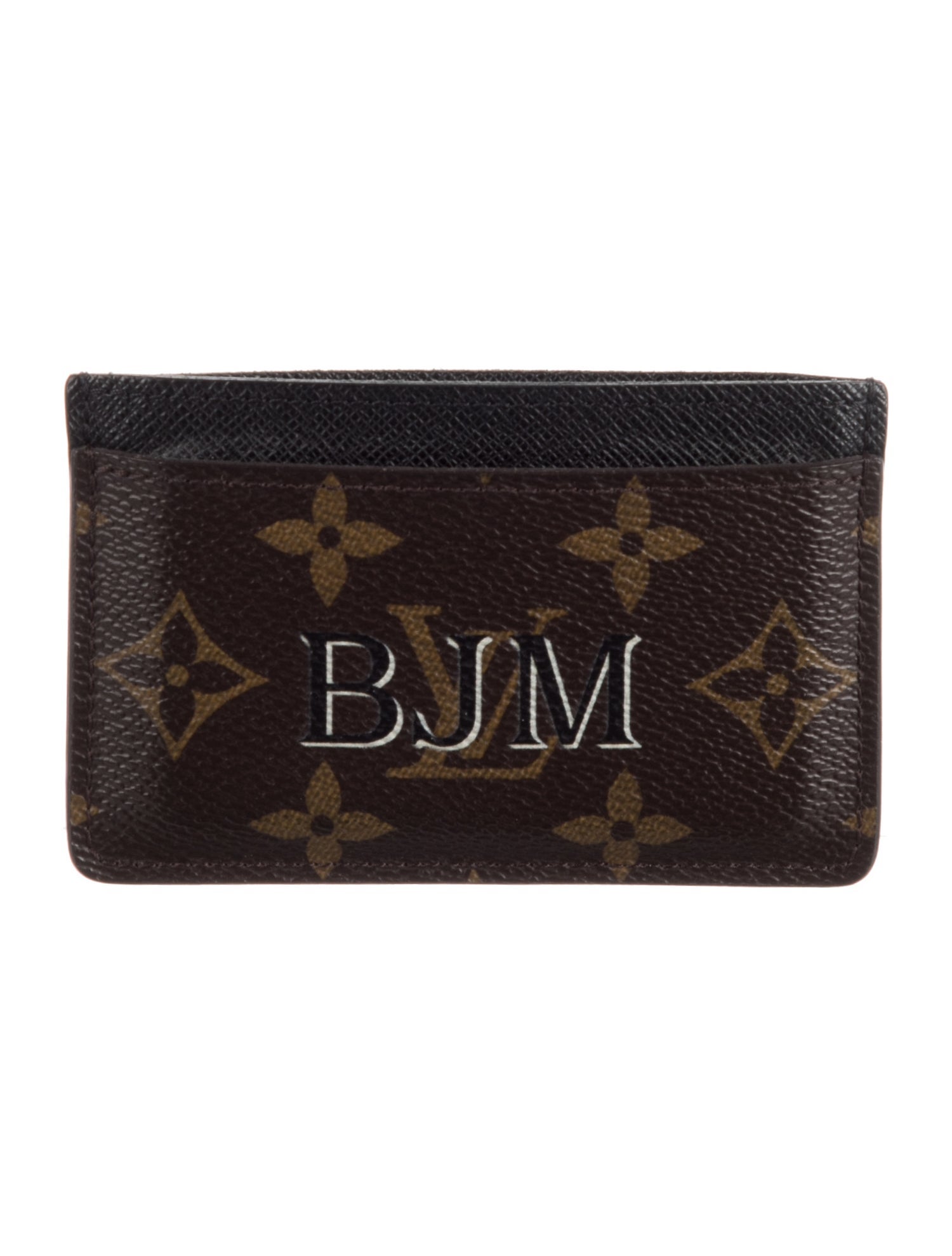 Louis Vuitton LV Monogram Coated Canvas Card Case