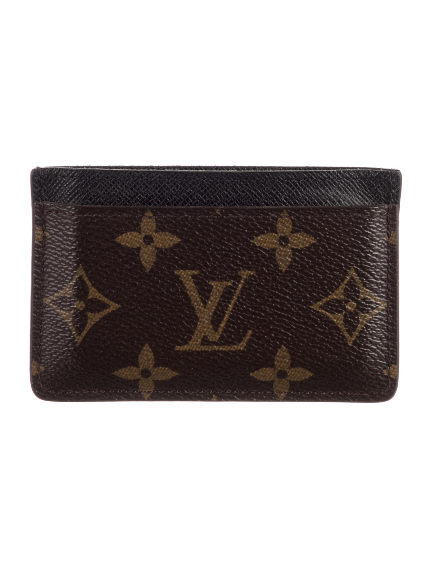Louis Vuitton LV Monogram Coated Canvas Card Case