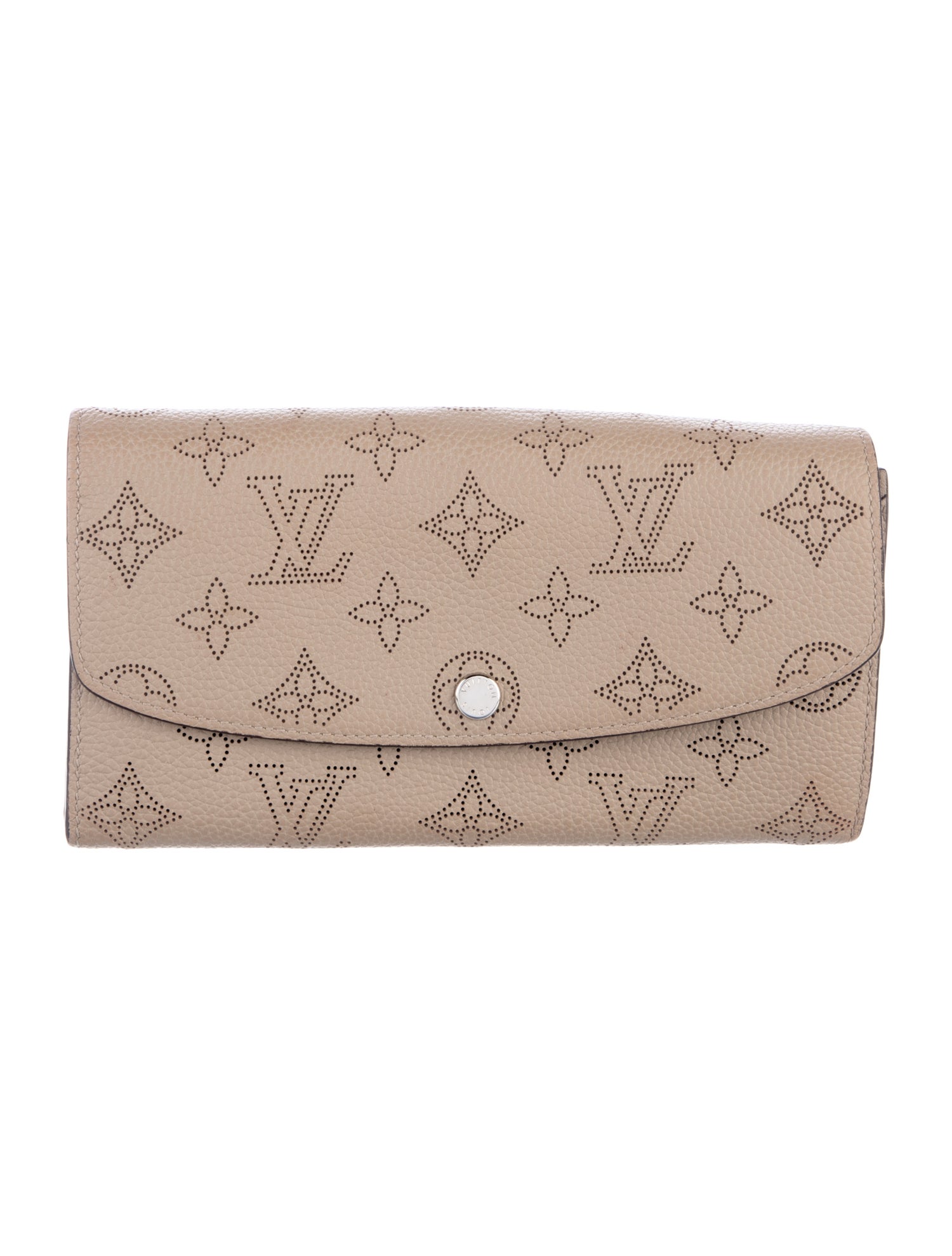 Louis Vuitton LV Monogram Mahina Leather Iris Wallet