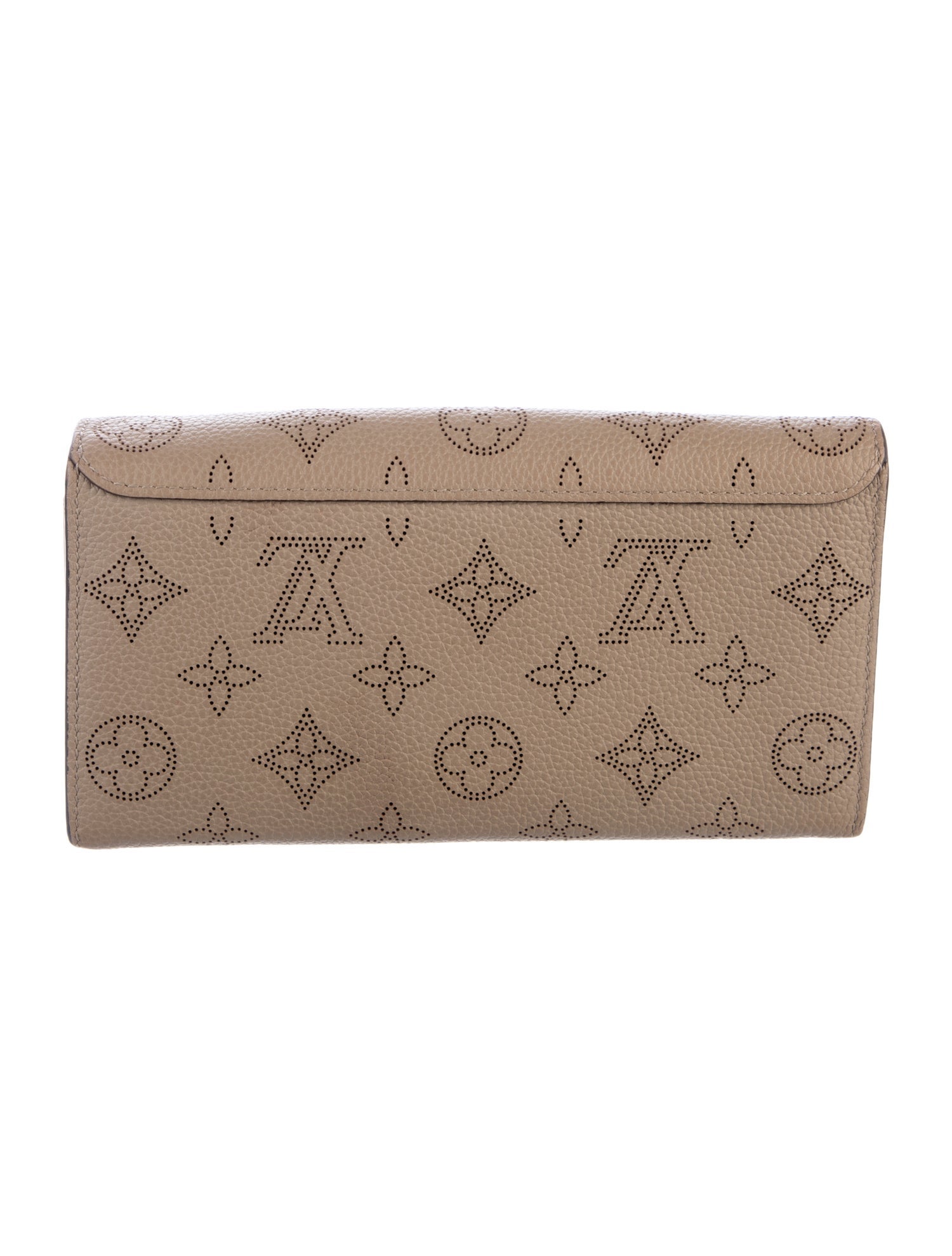 Louis Vuitton LV Monogram Mahina Leather Iris Wallet