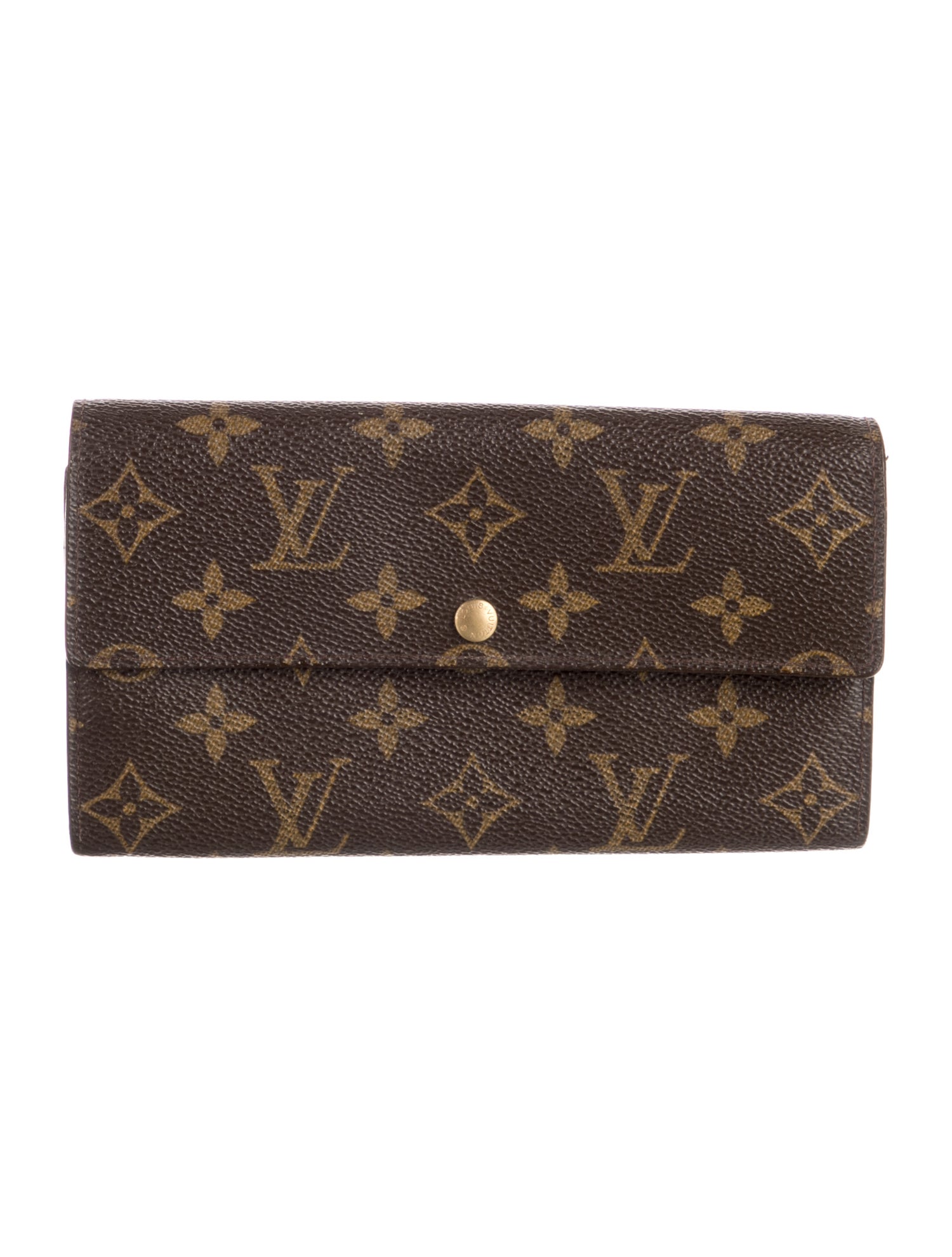 Louis Vuitton Monogram Pattern Coated Canvas Wallet