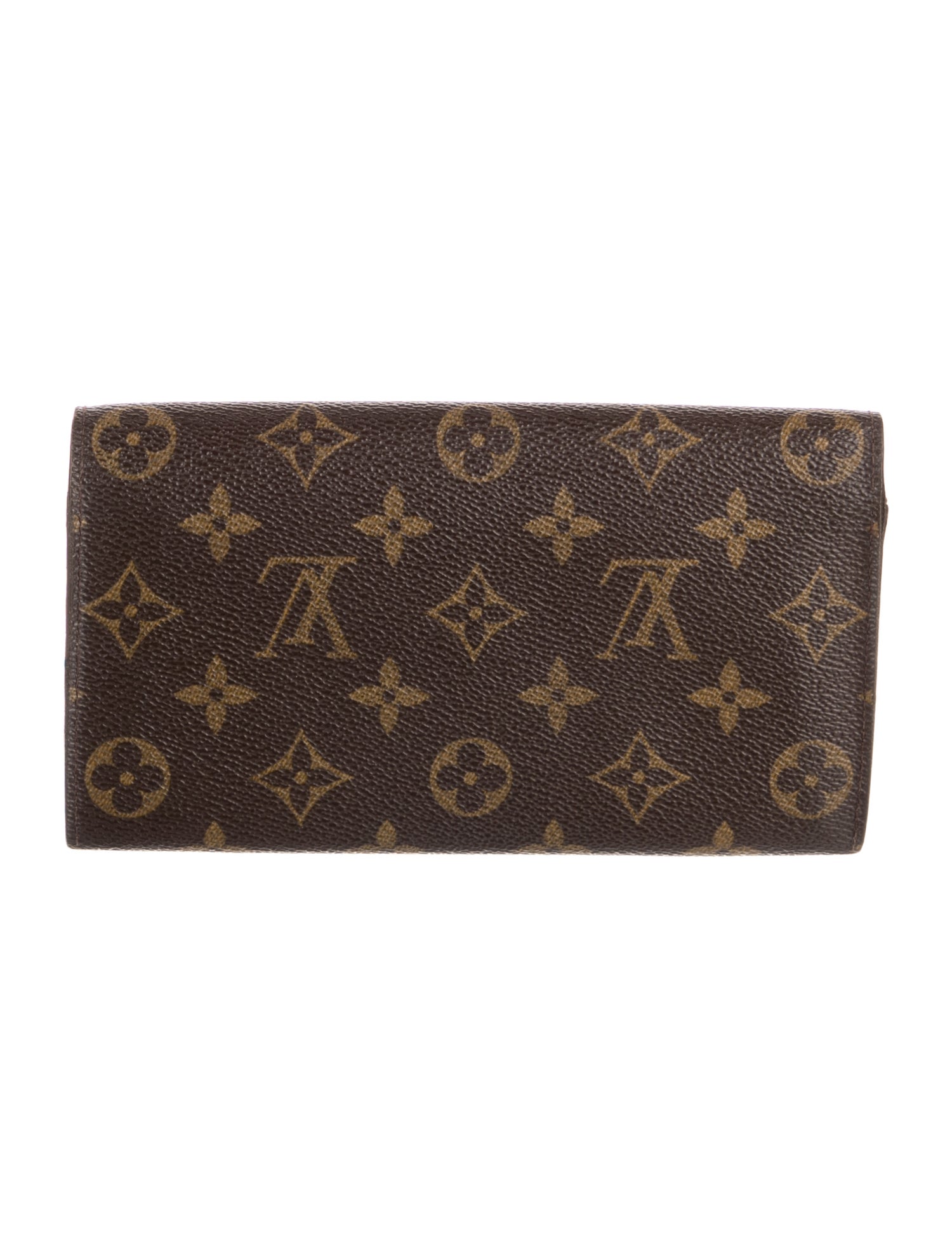 Louis Vuitton Monogram Pattern Coated Canvas Wallet