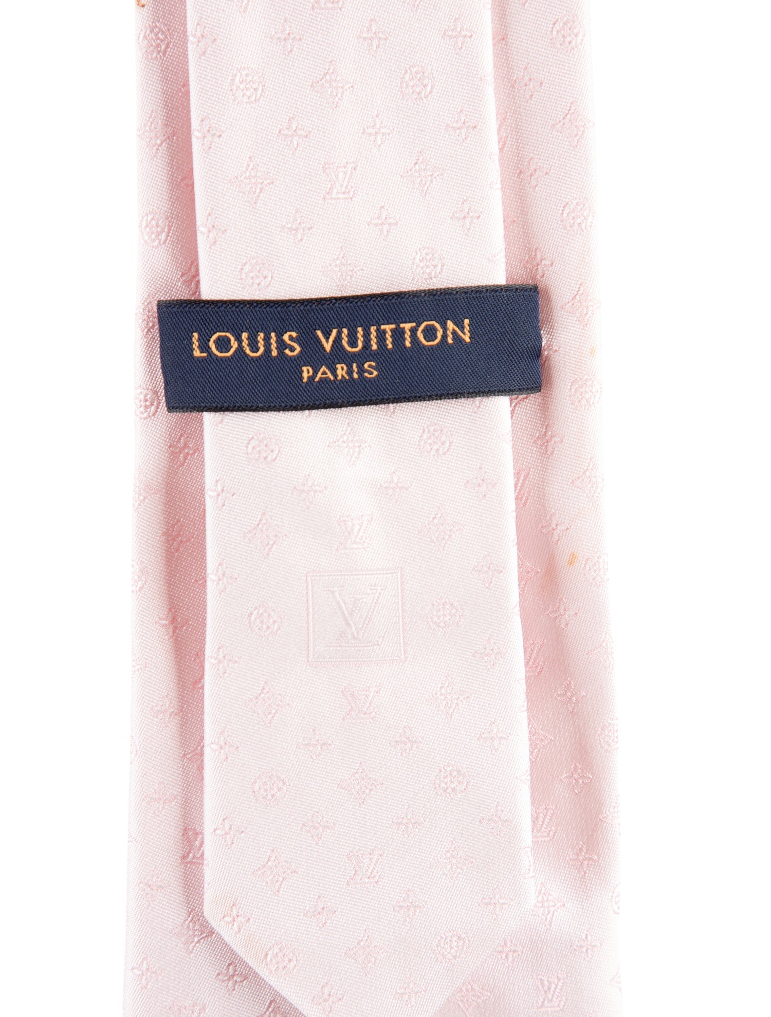 Louis Vuitton Monogram Jacquard Silk Tie