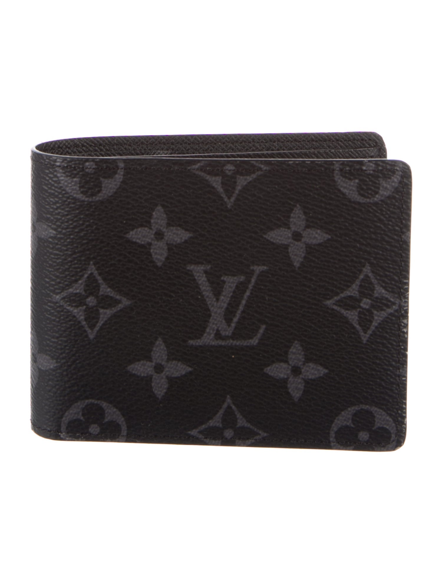 Louis Vuitton Monogram Eclipse Coated Canvas Multiple Wallet w/ Tags