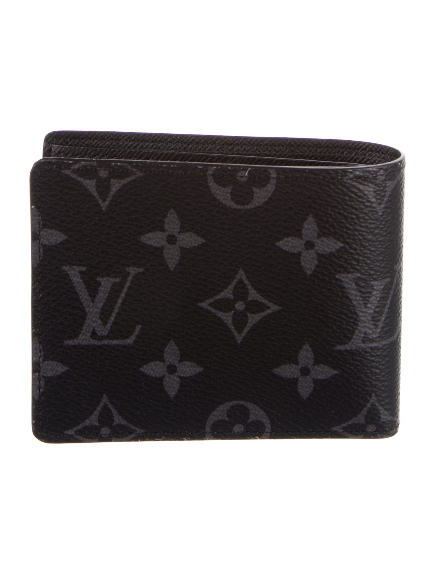 Louis Vuitton Monogram Eclipse Coated Canvas Multiple Wallet w/ Tags