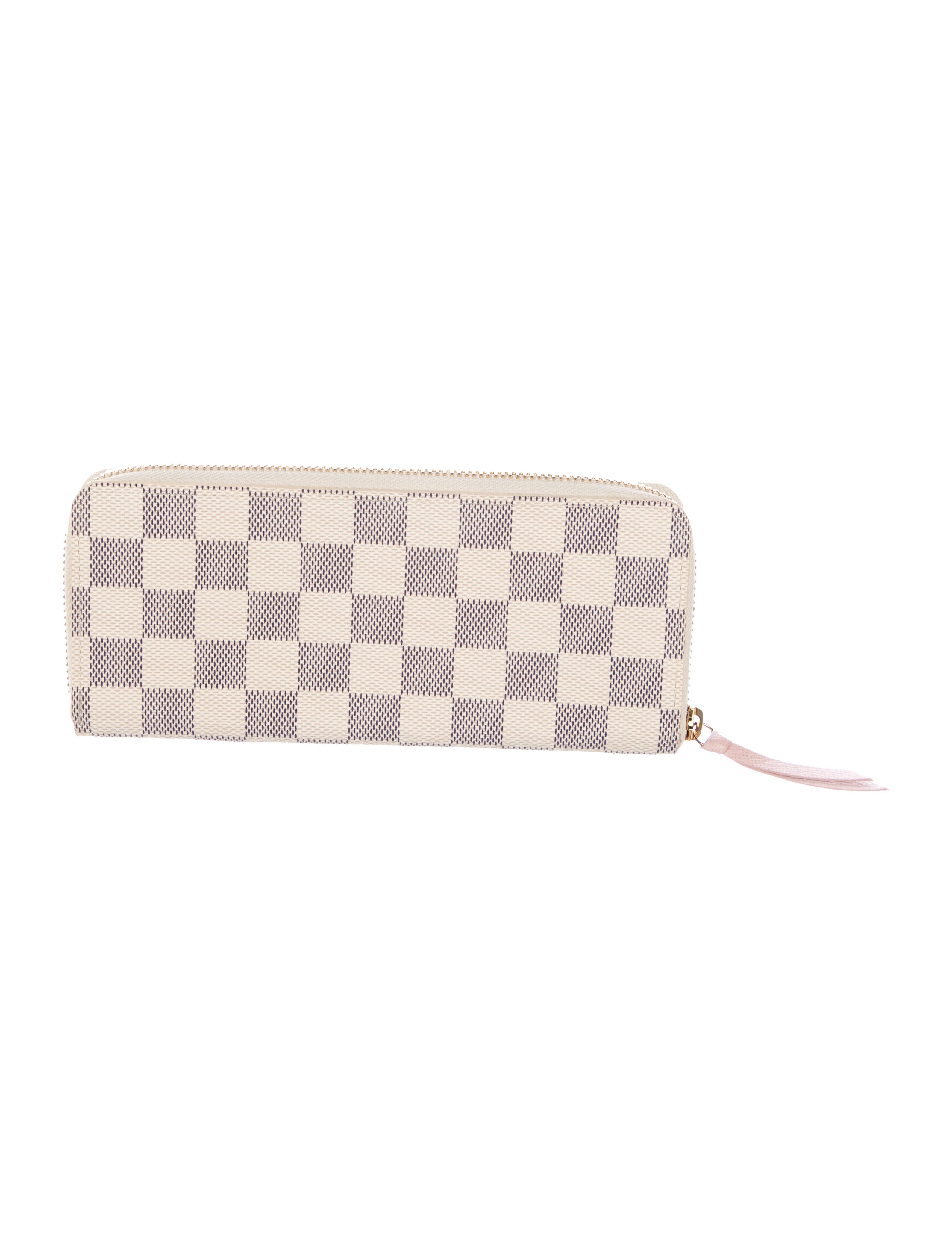 Louis Vuitton 2021 Damier Azur Pattern Clemence Wallet