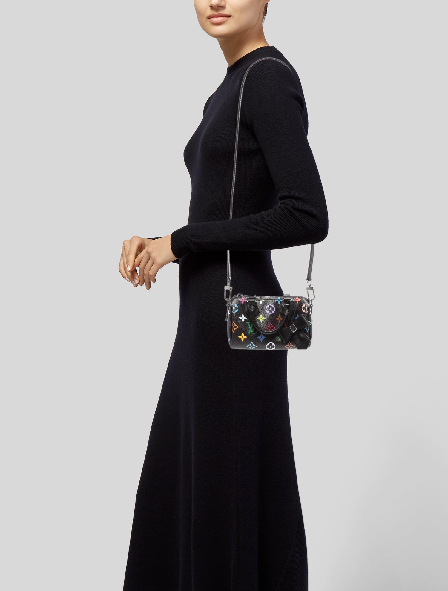 なみ　LOUIS VUITTON ニーナ　バレリーナ　ブラック　37 Louis Vuitton x Takashi Murakami Empreinte Leather Shoulder Bag
