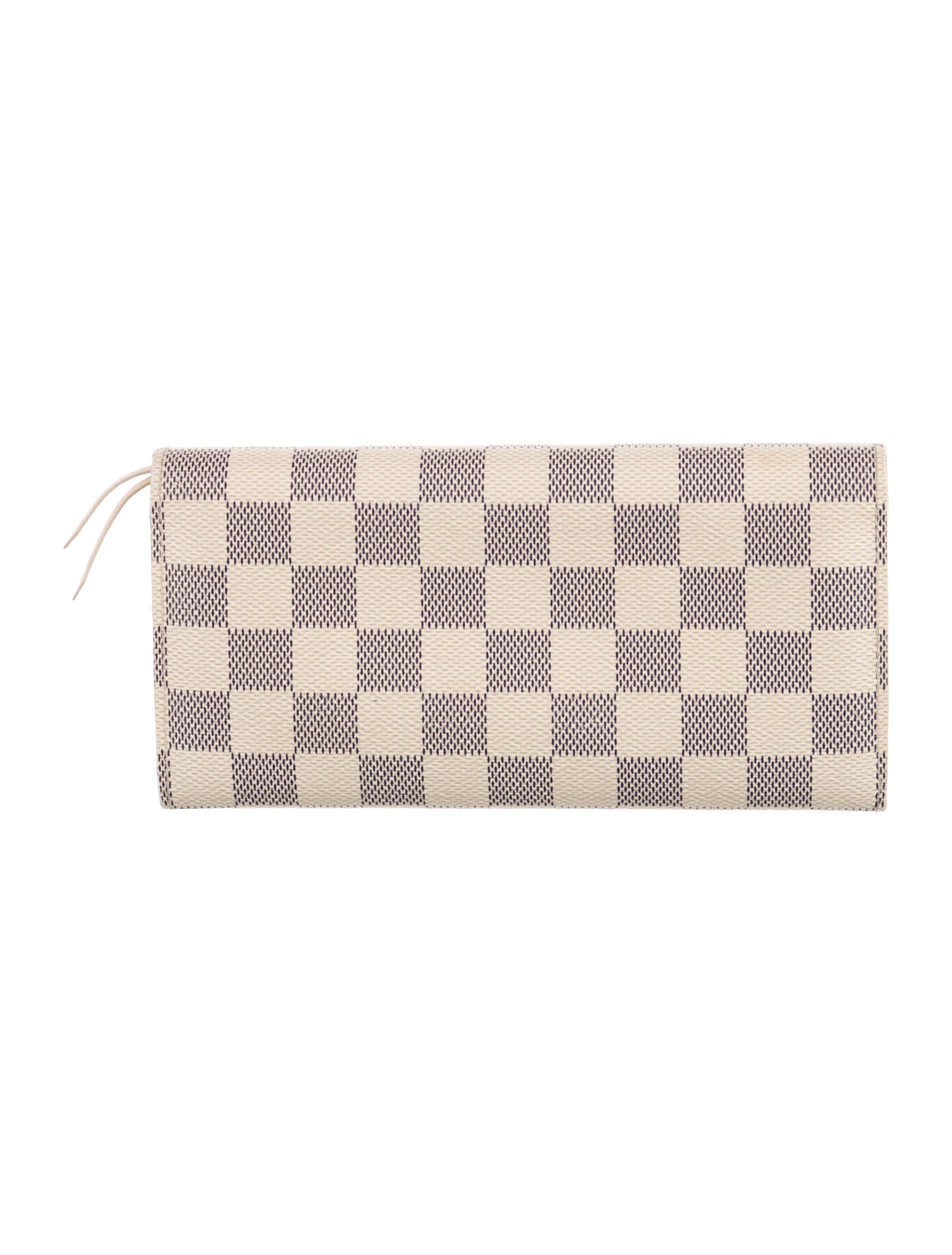 Louis Vuitton Damier Azur Pattern Coated Canvas Emilie Wallet