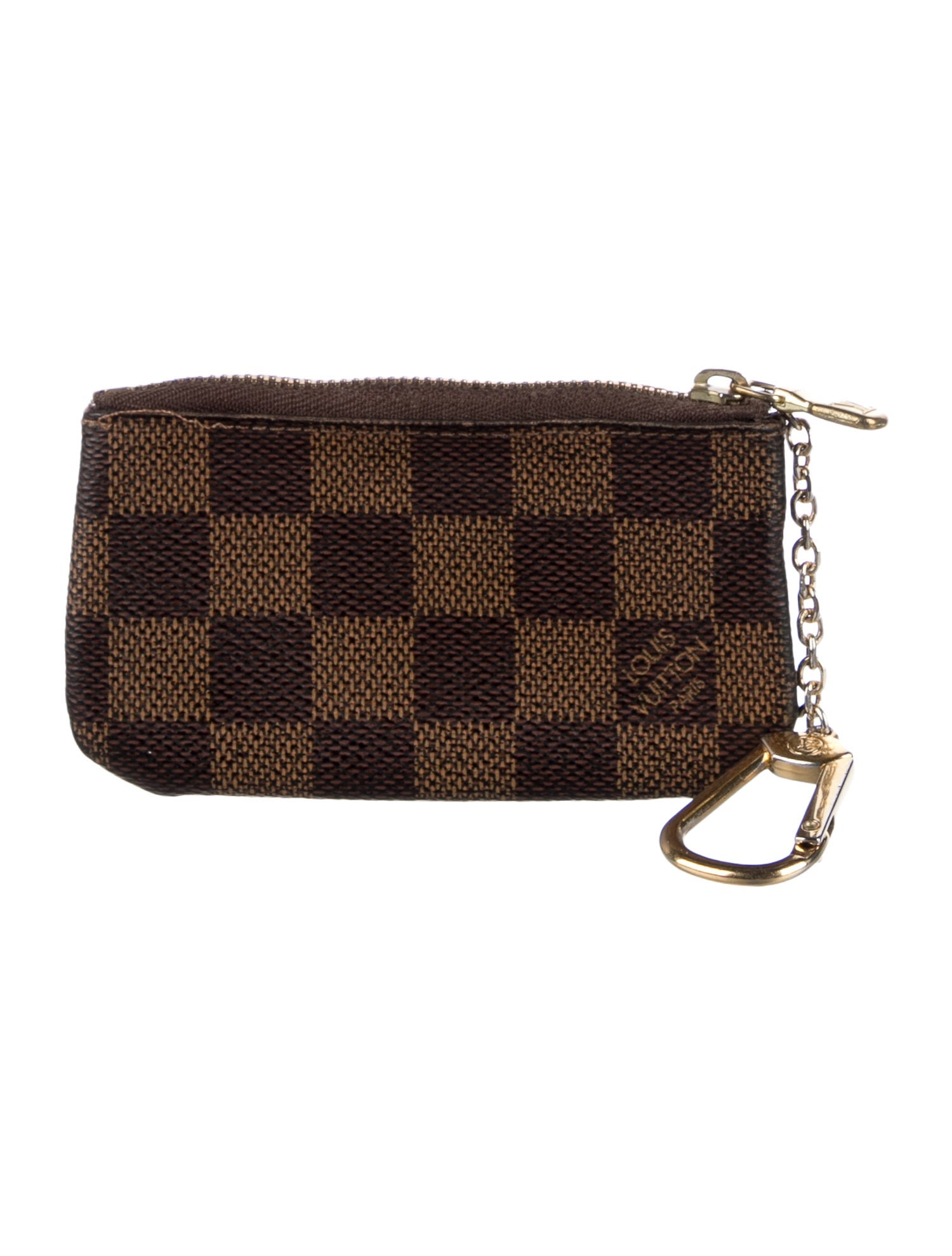 Louis Vuitton Damier Ebene Pattern Coated Canvas Multicles Rabat Key Pouch