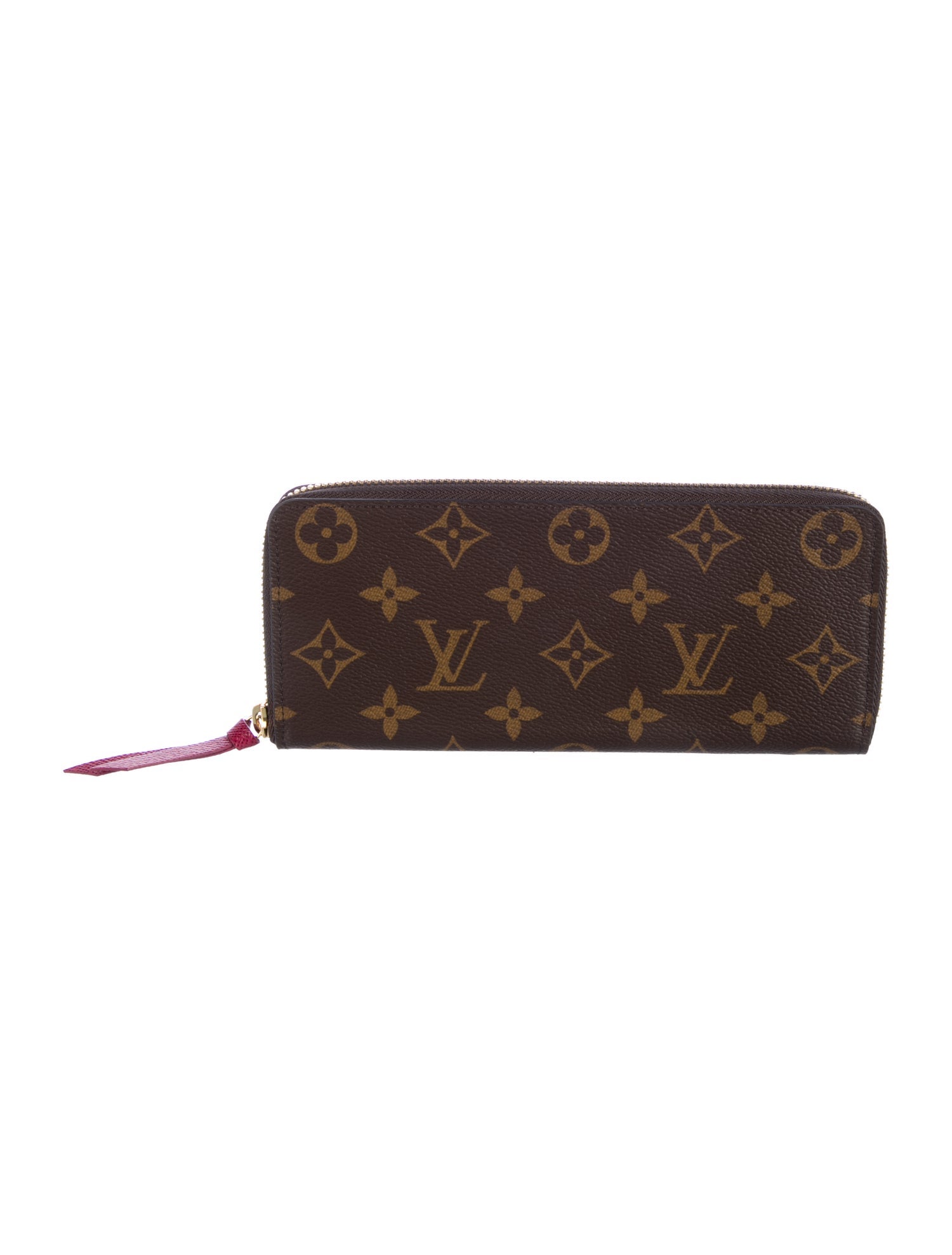 Louis Vuitton LV Monogram Coated Canvas Clemence Wallet w/ Tags