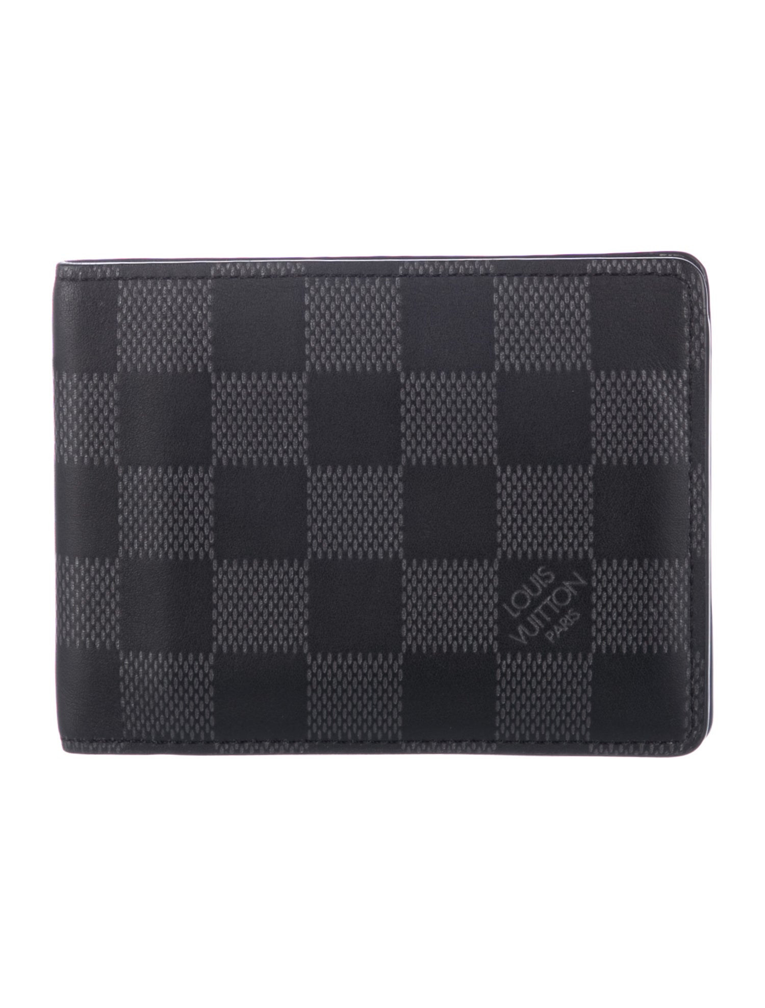Louis Vuitton Damier Graphite Pattern Leather Multiple Wallet