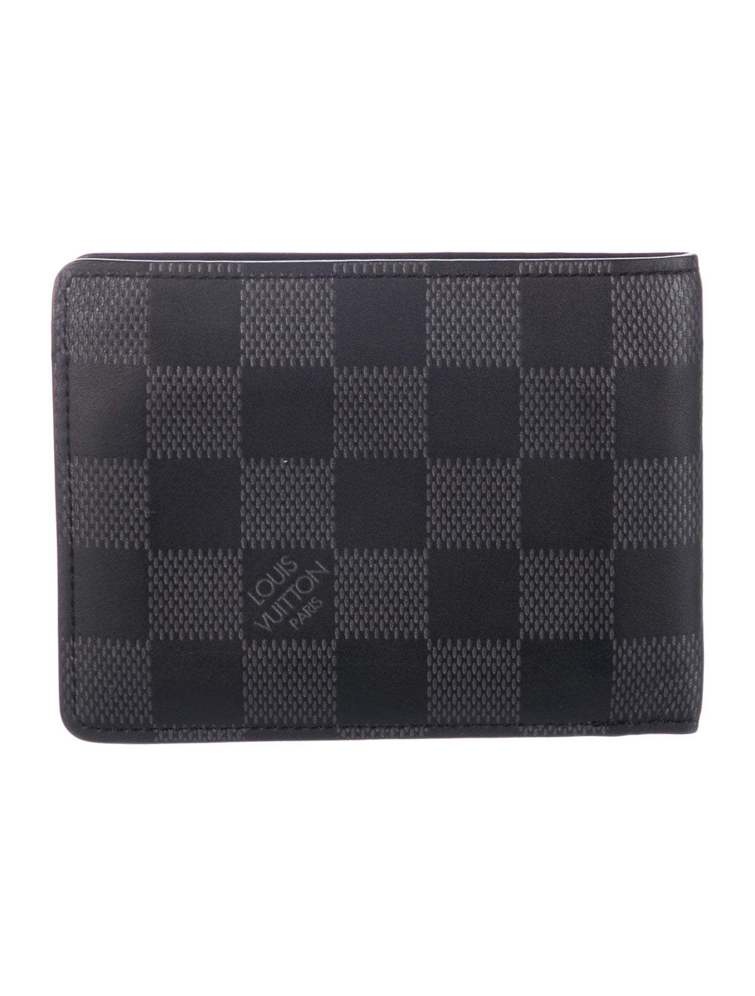 Louis Vuitton Damier Graphite Pattern Leather Multiple Wallet