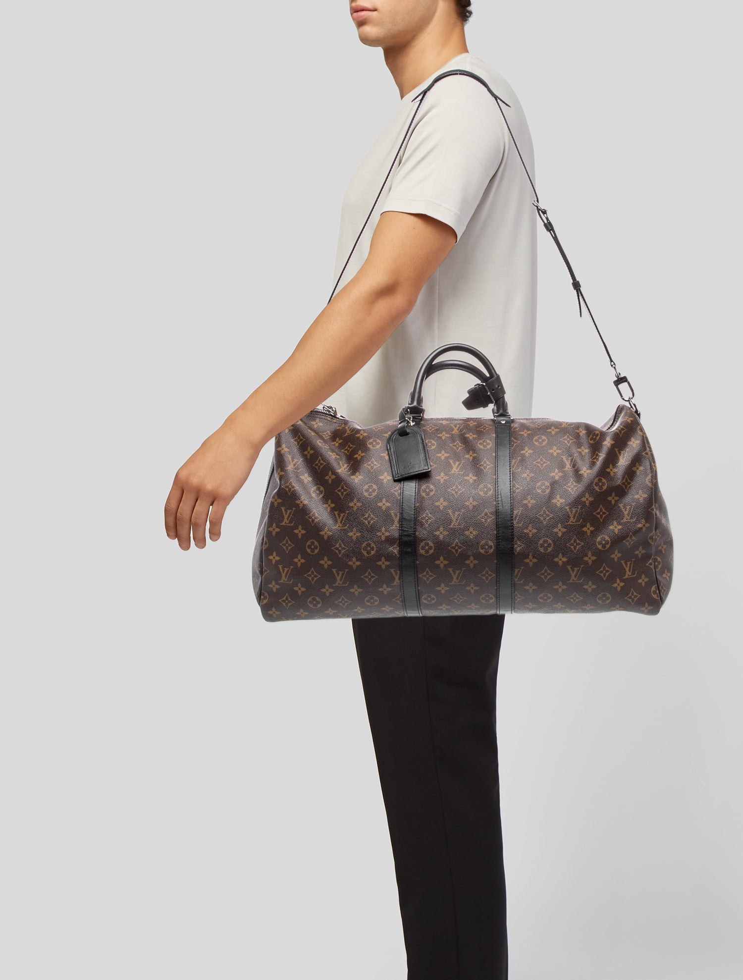 Louis Vuitton Monogram Keepall Bandouliere 55
