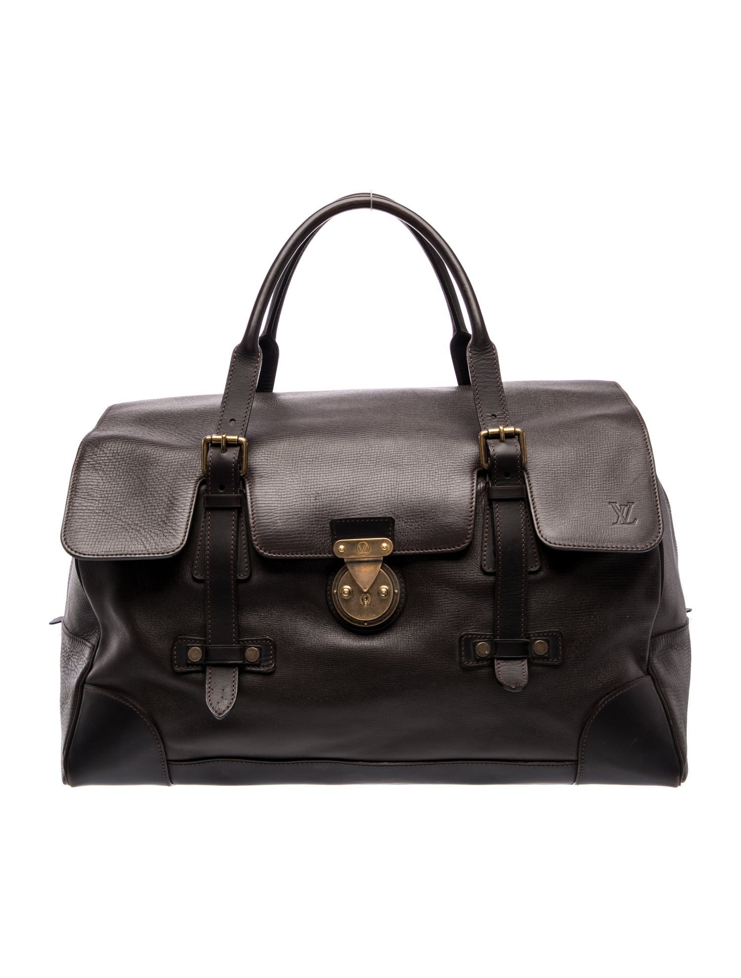 Louis Vuitton Taiga Leather Weekender Bag