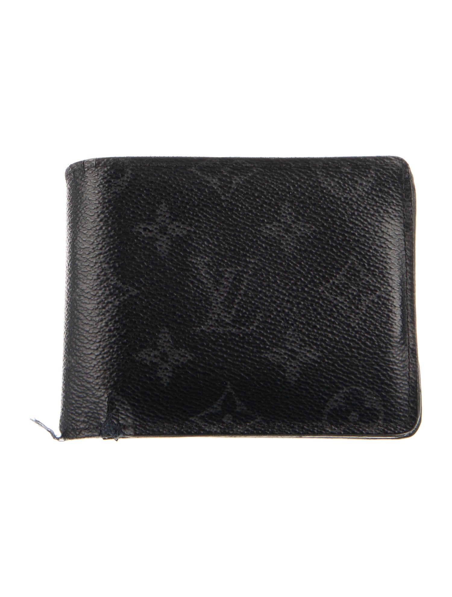 Louis Vuitton Damier Graphite Pattern Taiga Leather Multiple Wallet