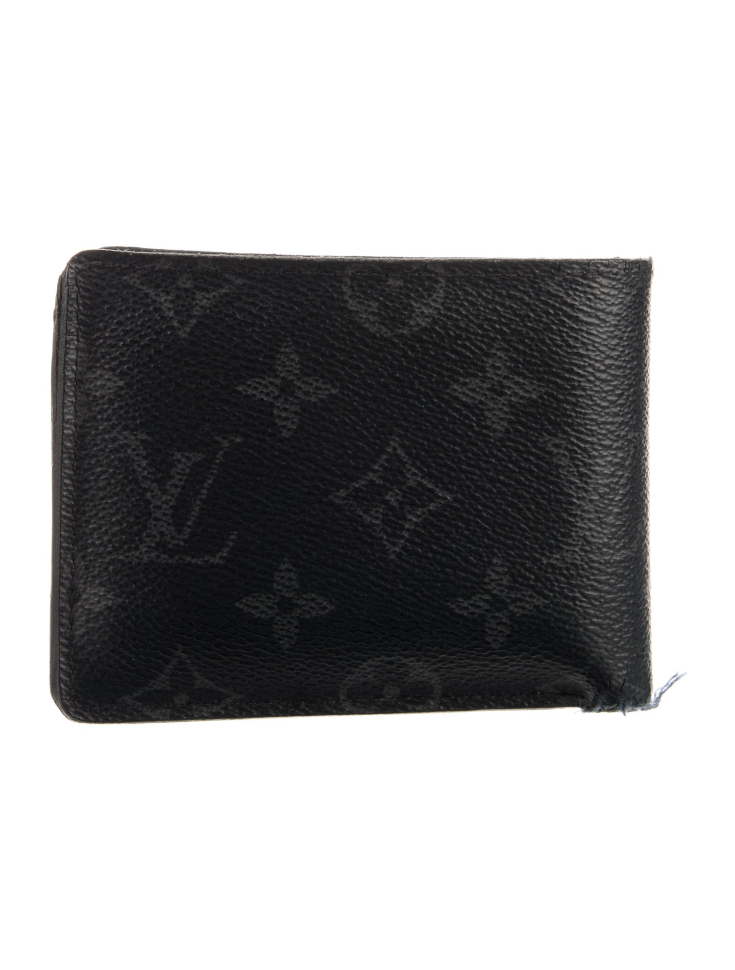 Louis Vuitton Damier Graphite Pattern Taiga Leather Multiple Wallet