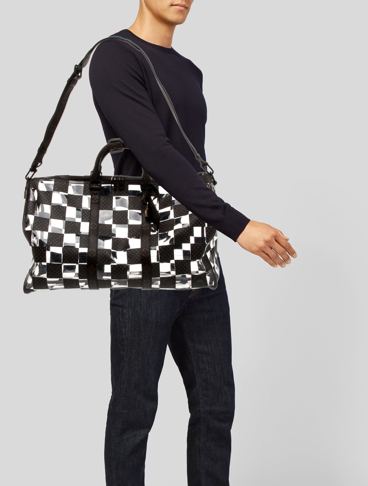Louis Vuitton LV Monogram Keepall Bandouliere 50