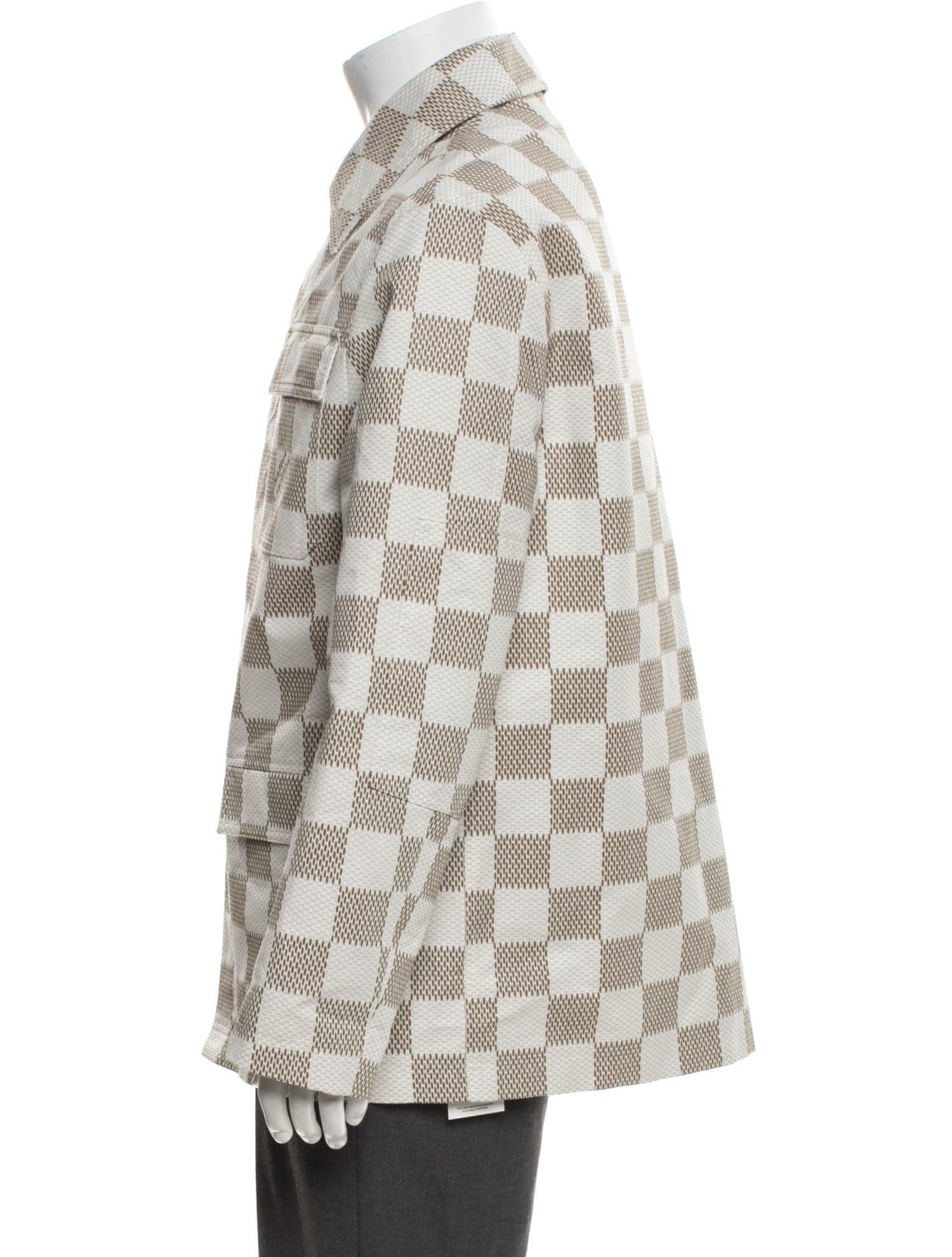 Louis Vuitton 2024 Plaid Print Jacket