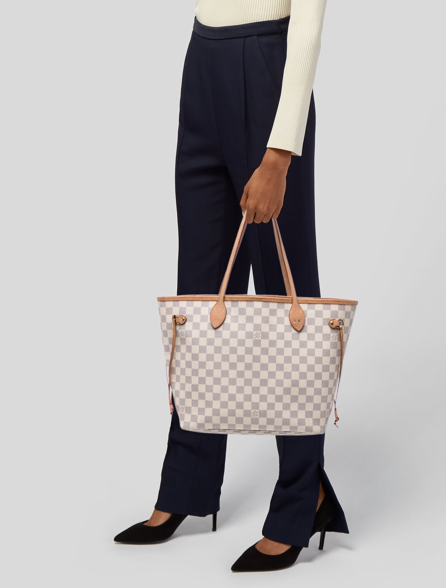 Louis Vuitton Damier Azur Neverfull w/Pouch MM