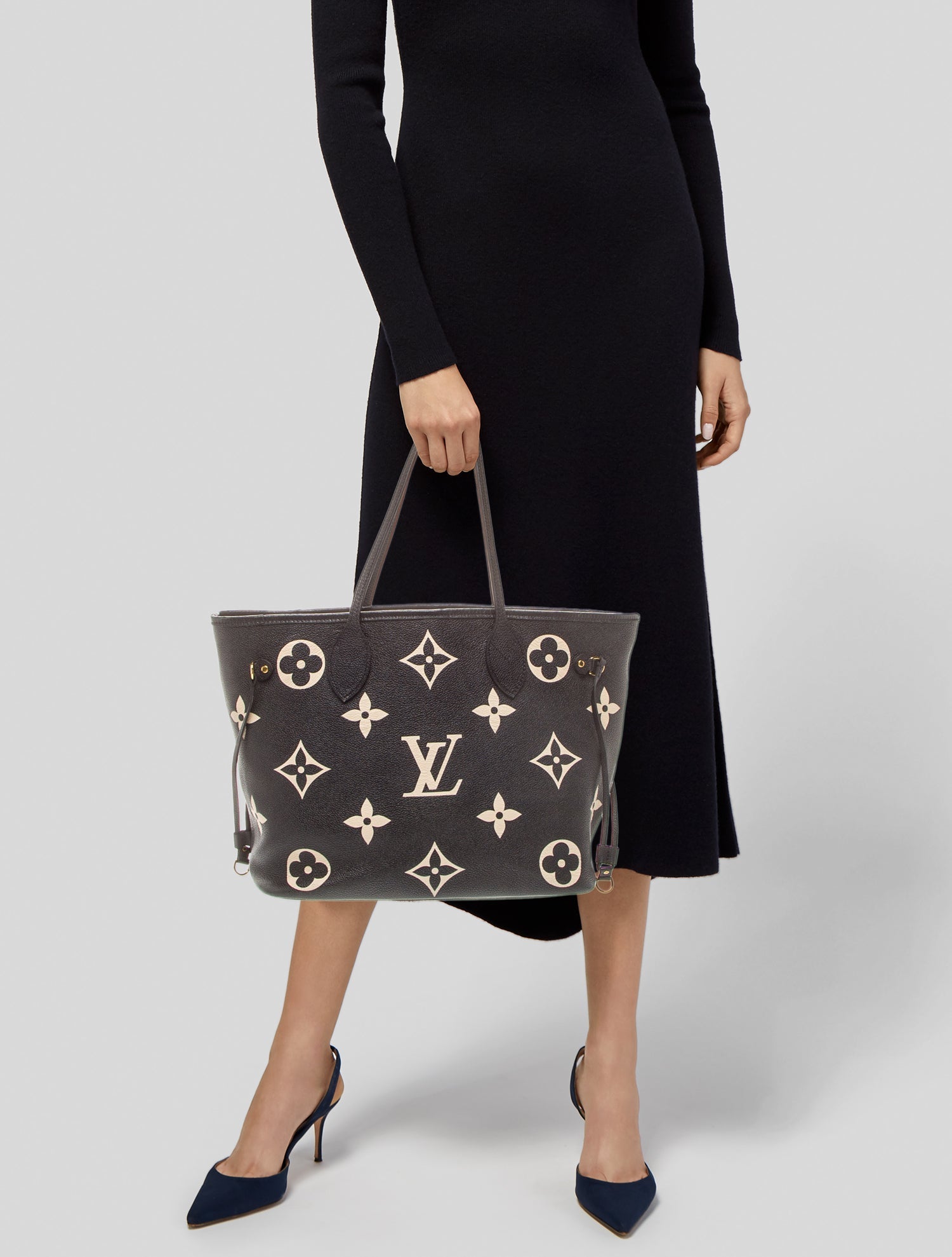 Louis Vuitton Monogram Giant Neverfull w/Pouch MM