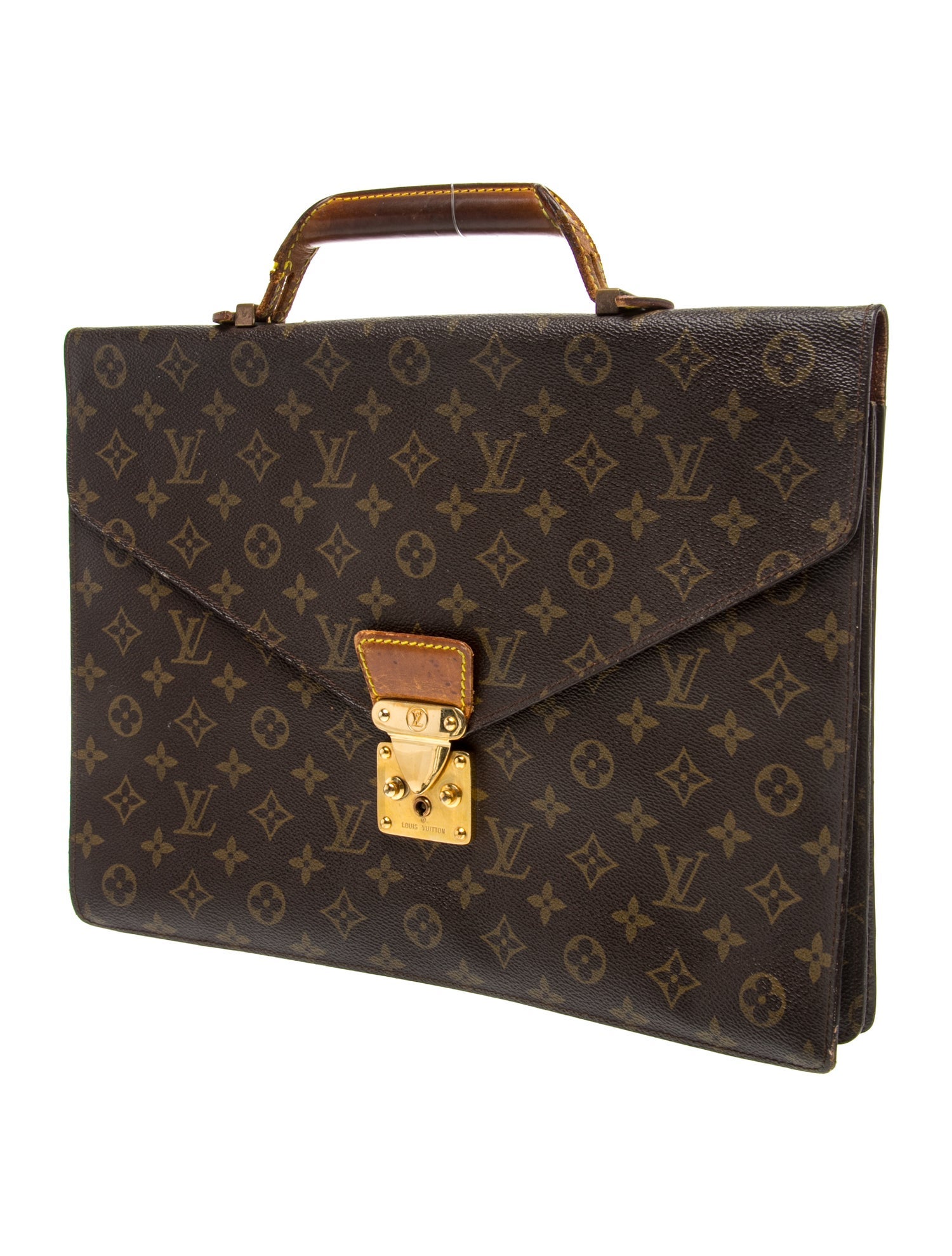 Louis Vuitton LV Monogram Briefcase Vintage