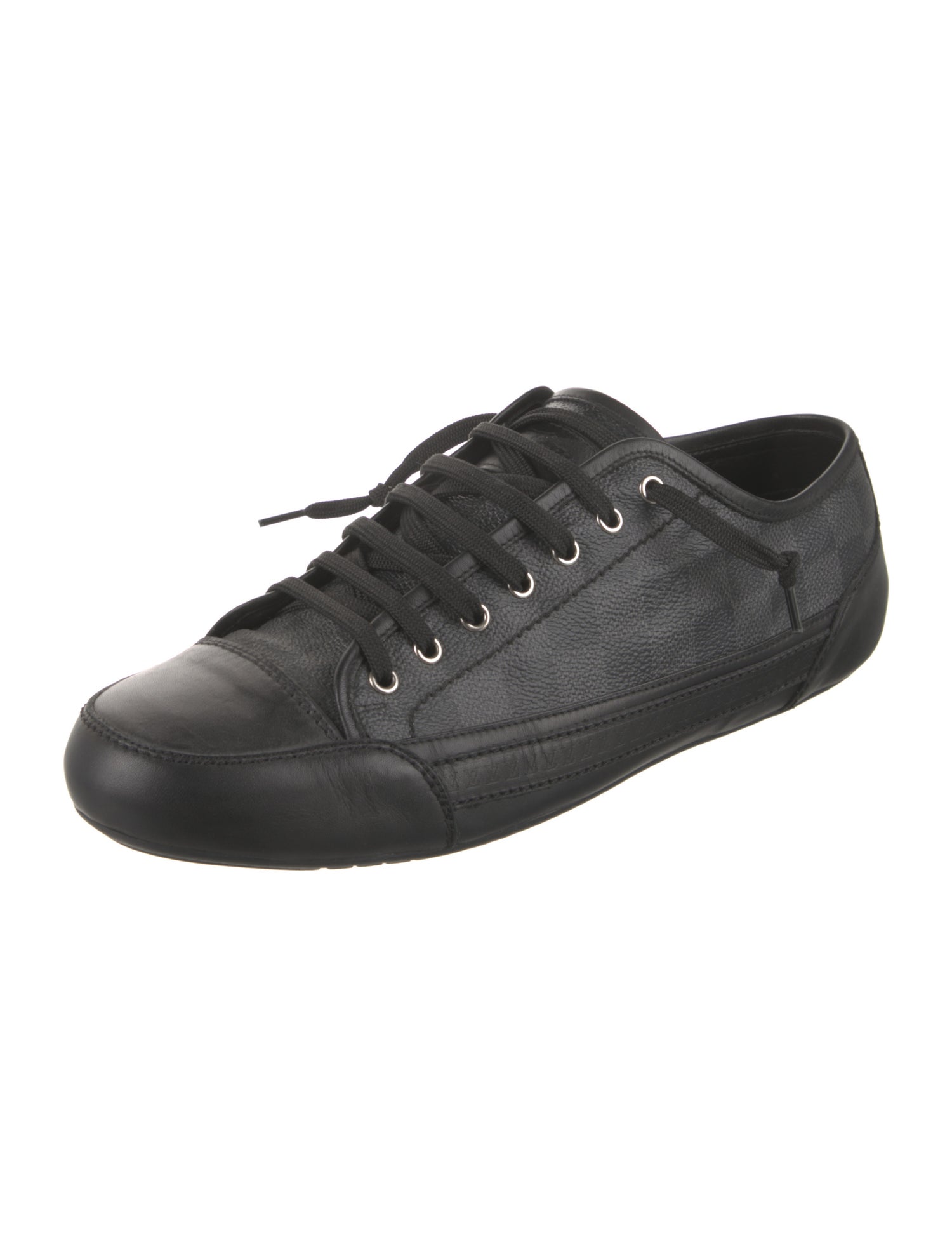 Louis Vuitton Damier Graphite Pattern Leather Sneakers