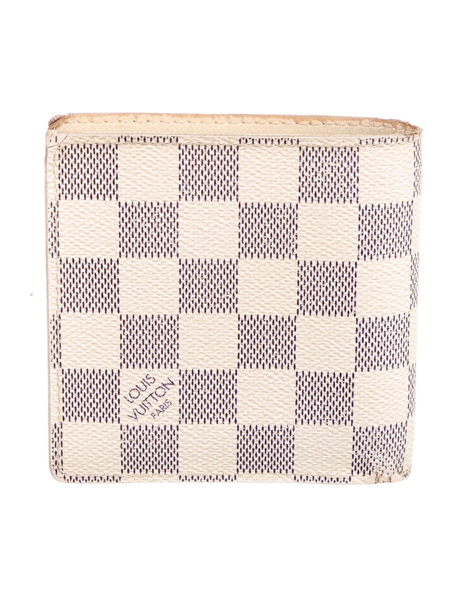 Louis Vuitton 2007 Damier Azur Pattern Marco Wallet