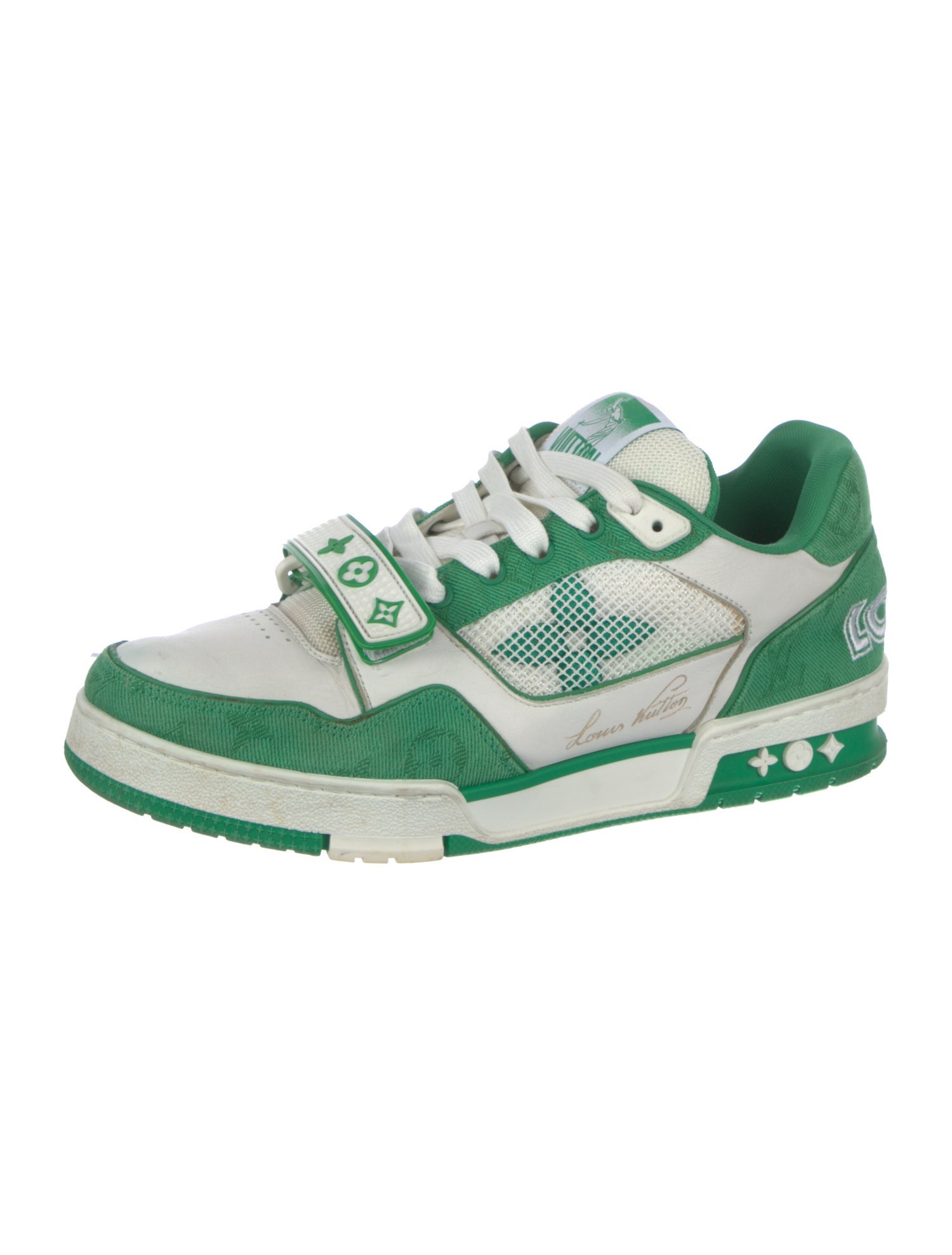 Louis Vuitton Monogram Pattern Leather Sneakers