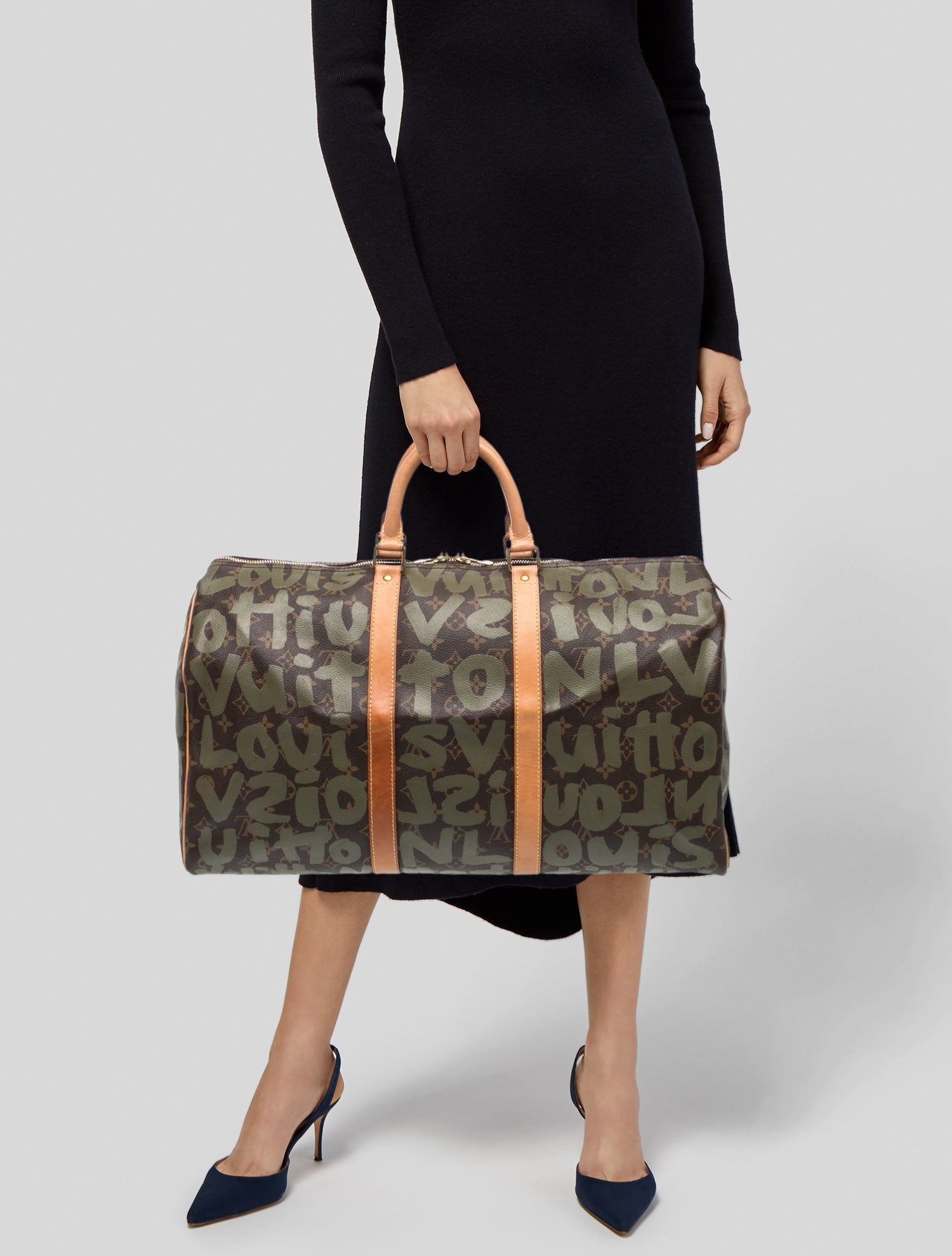 クシパック　新品未使用 Azzaro Nylon Duffle Bag - Black Luggage and Travel, Handbags