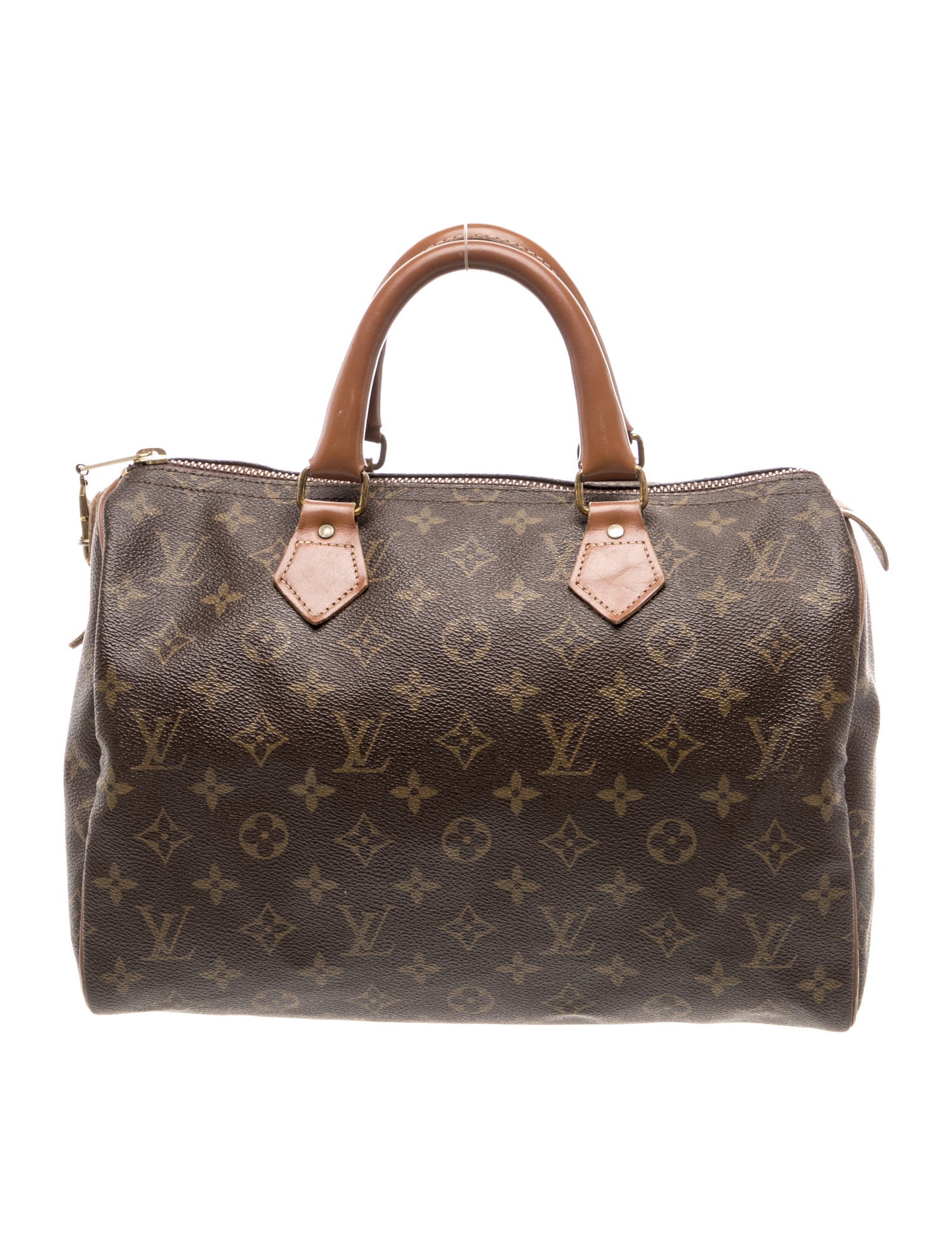 Louis Vuitton 1983 Monogram Speedy 35 - Brown Handle Bags