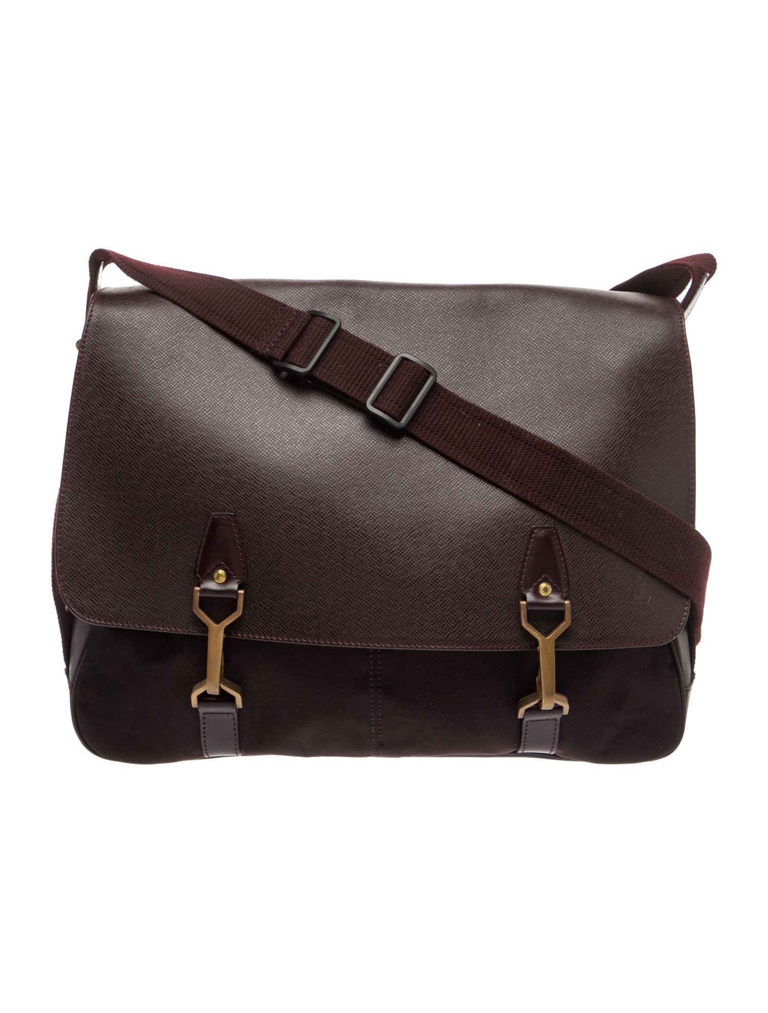 Louis Vuitton Taiga Leather Messenger Bag Vintage