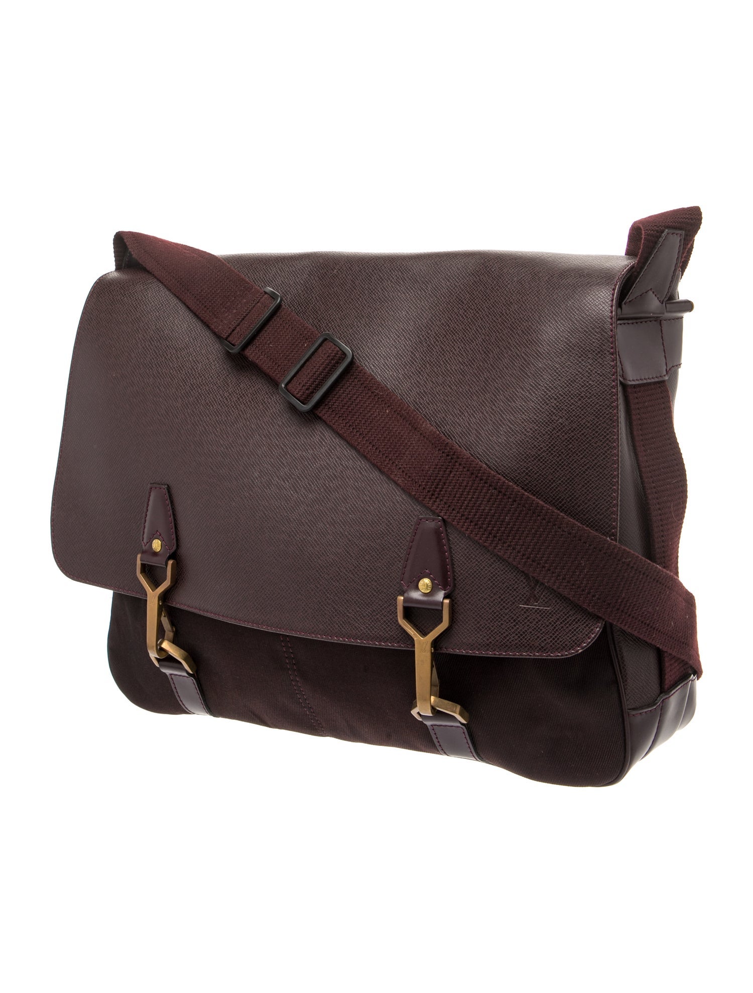 Louis Vuitton Taiga Leather Messenger Bag Vintage