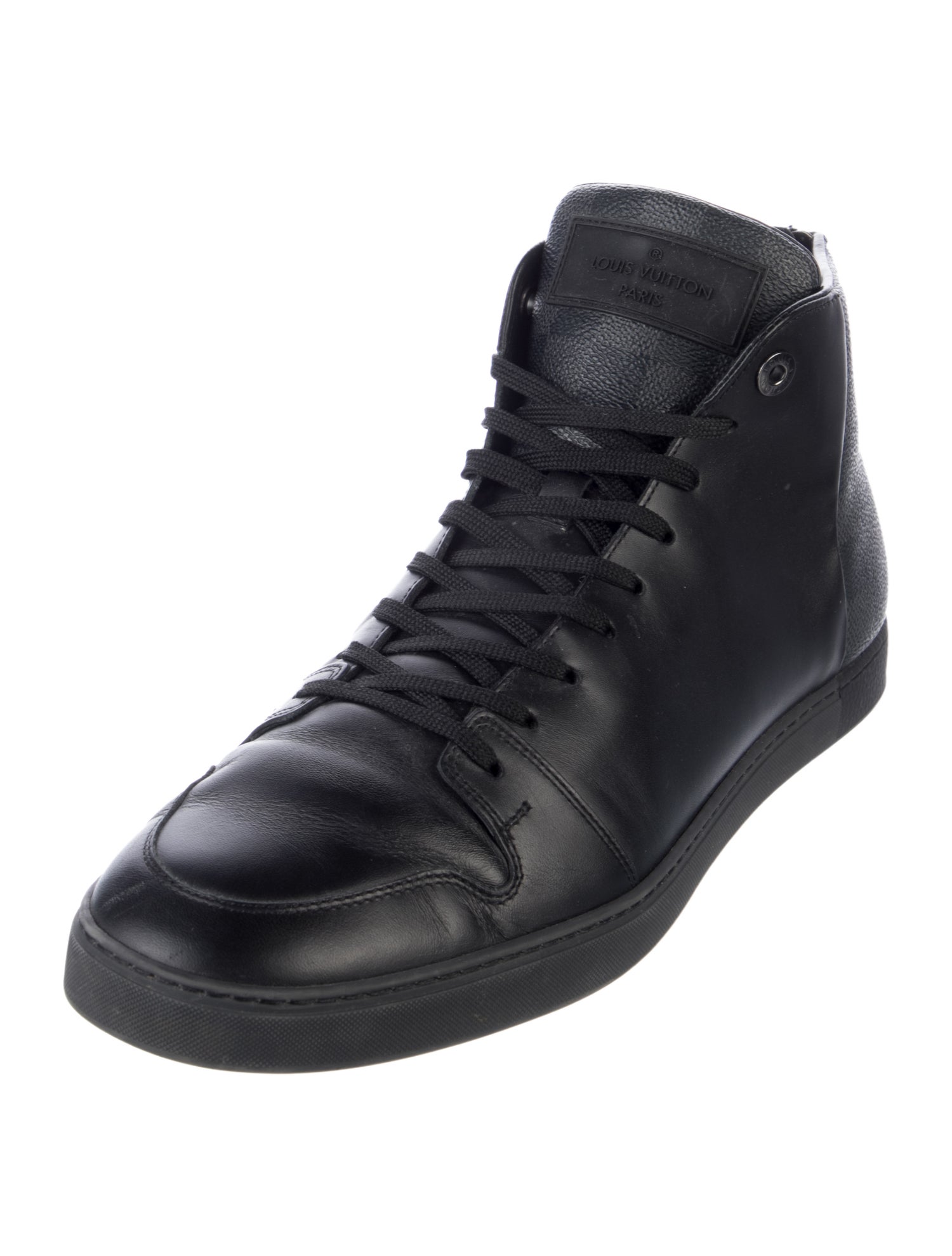 Louis Vuitton Damier Graphite Pattern Leather Sneakers