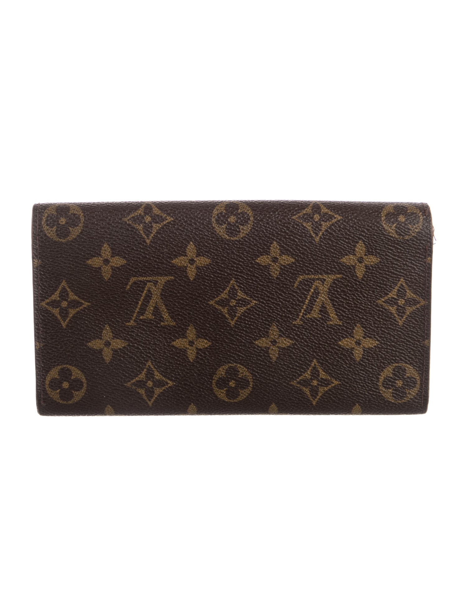Louis Vuitton 1998 LV Monogram Sarah Wallet