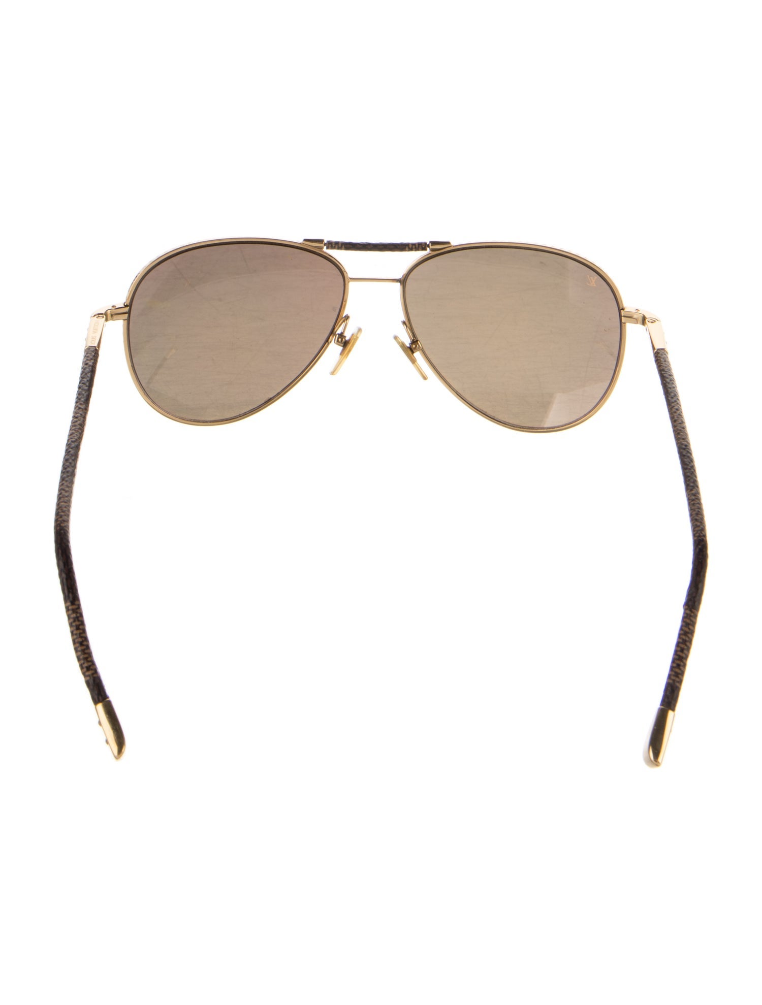 Louis Vuitton 2016 Damier Ebene Pattern Sunglasses