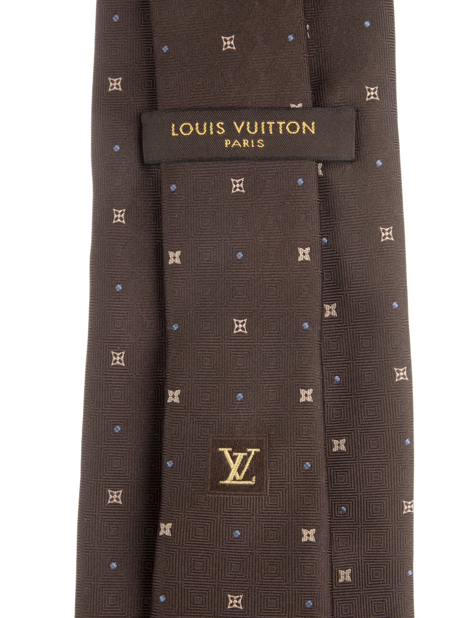 Louis Vuitton LV Patterned Silk Neck Tie