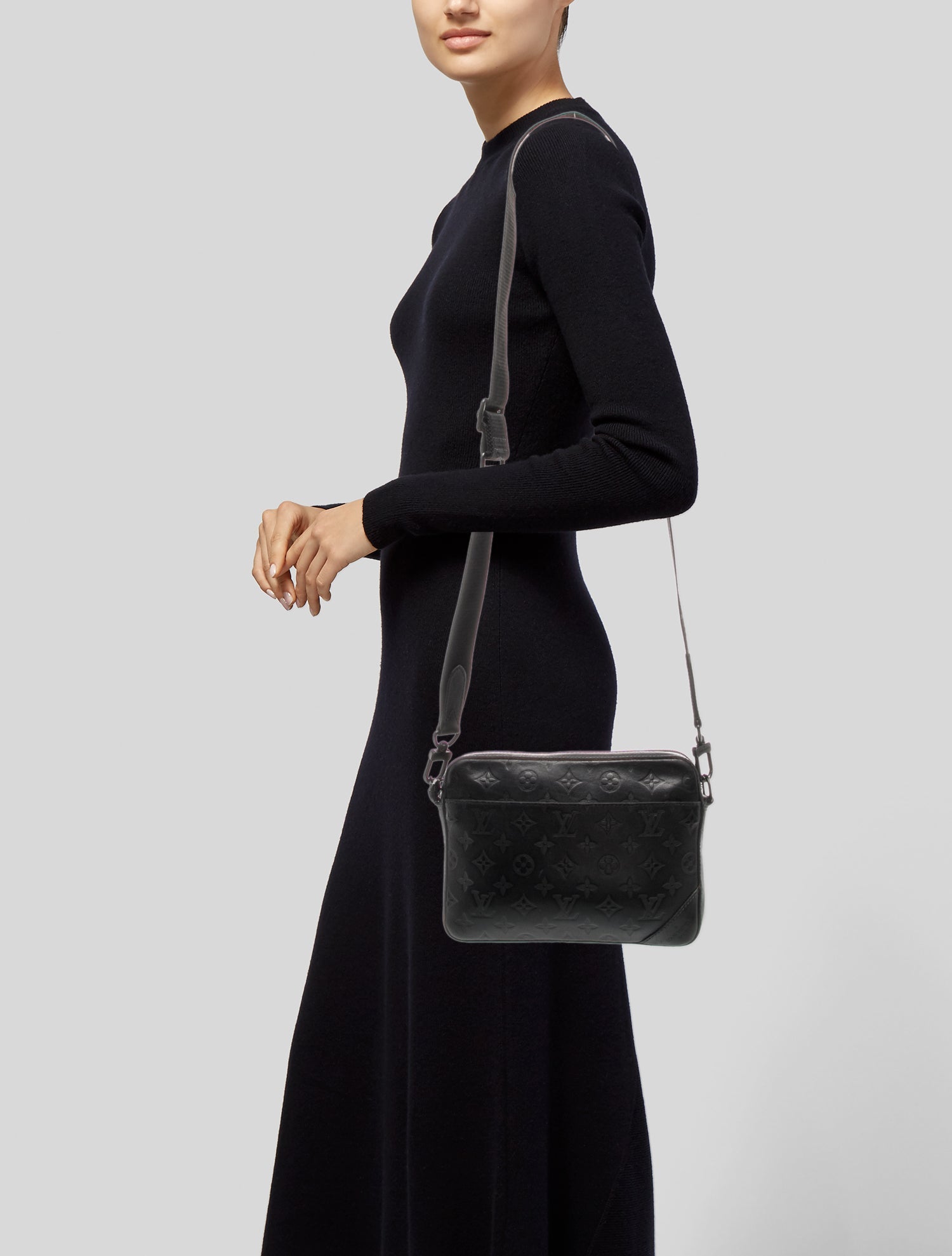 Louis Vuitton LV Monogram Shadow Trio Bag