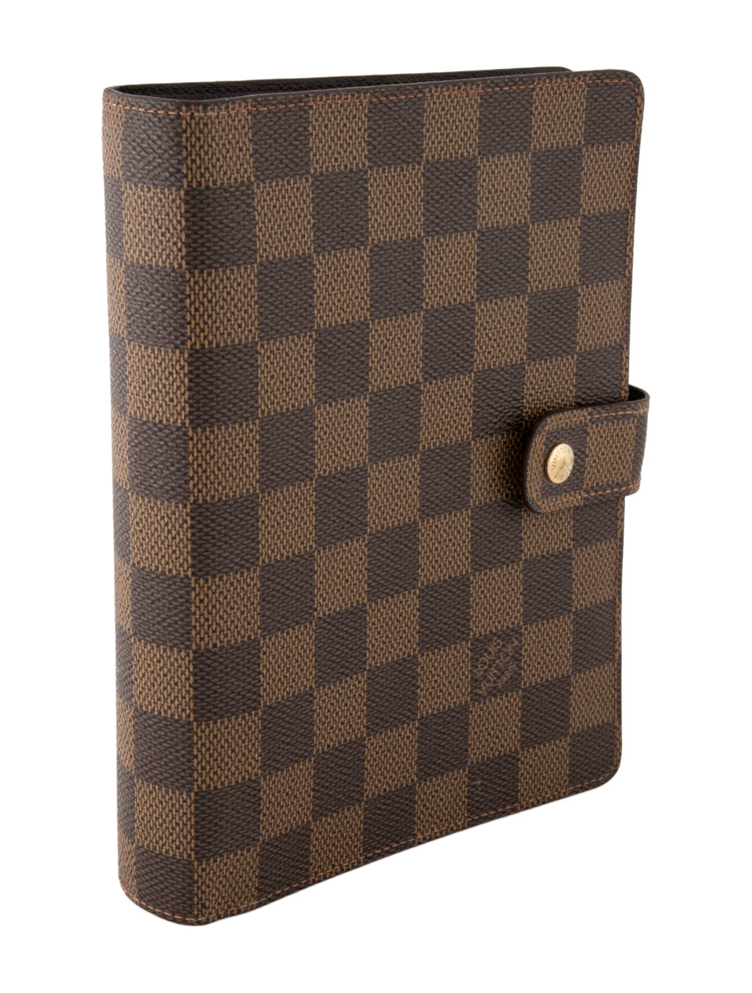 Louis Vuitton Damier Ebene Medium Ring Agenda Cover