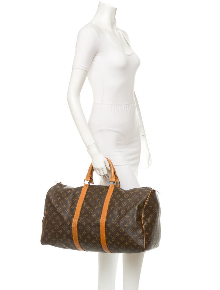 Louis Vuitton Keepall 50 Handbags LOU12974 The RealReal