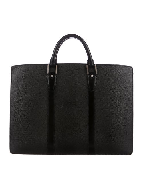 Louis Vuitton Taiga Lozan Briefcase black