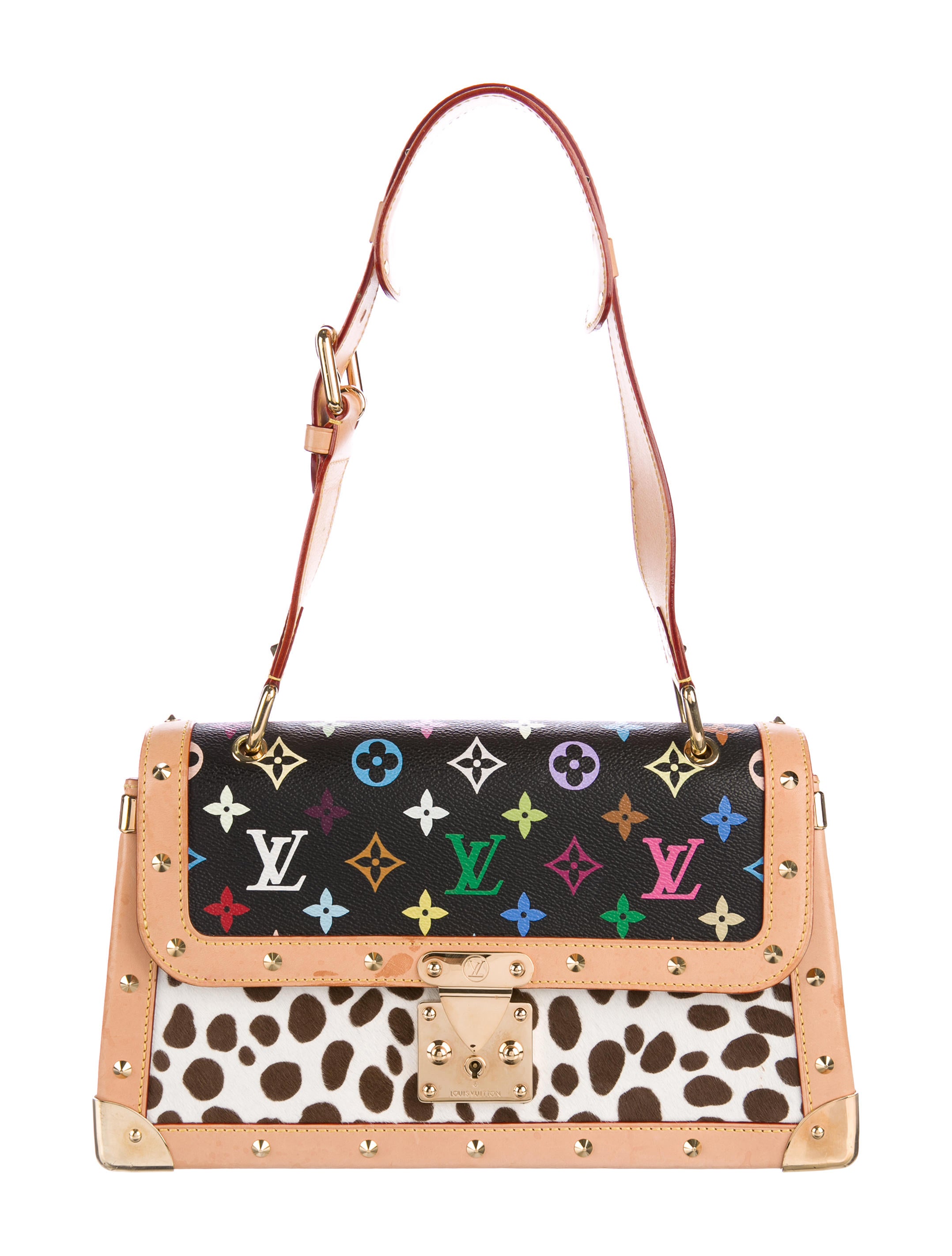 Louis Vuitton Multicolore Dalmatian Sac Rabat - Black Shoulder 公認ショップ Louis サック・ダルメシアン Vuitton ハンドバッグ