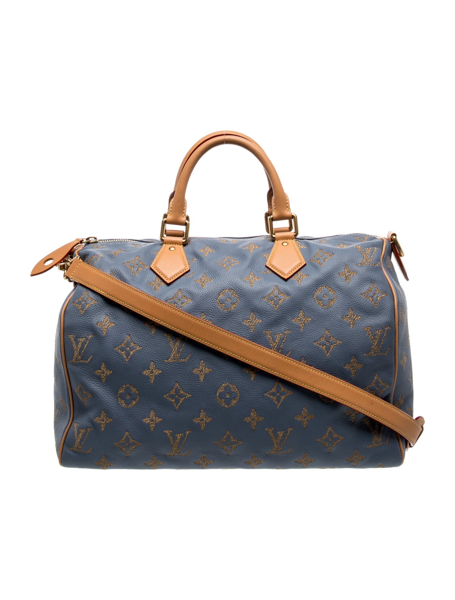 Louis Vuitton Bicolor Monogram Giant Empreinte Speedy Bandouliere