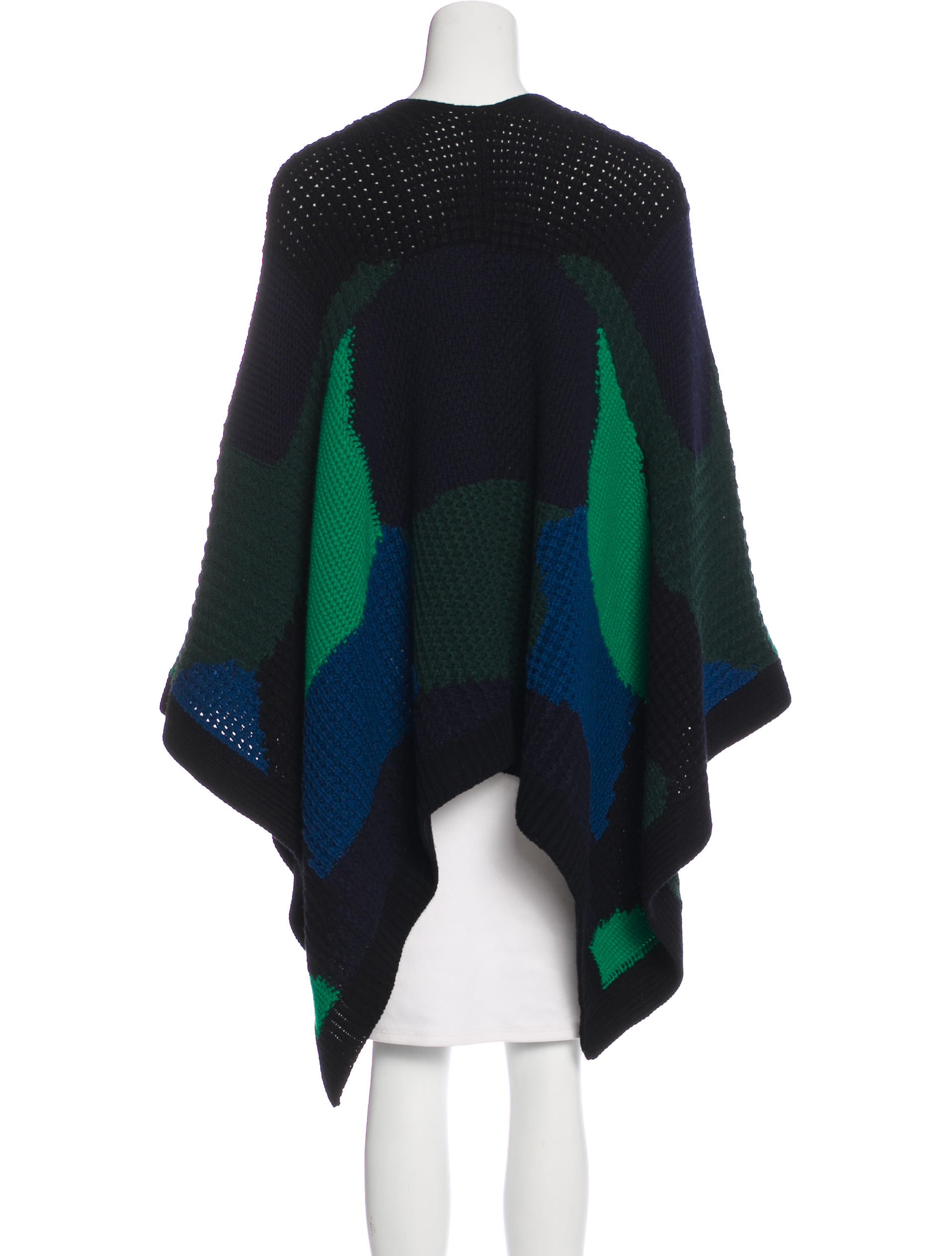 Louis Vuitton Colorblock Open Knit Cape Clothing LOU133830 The
