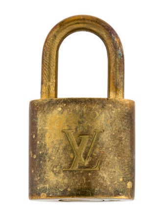 Louis Vuitton Brass Lock & Key Set