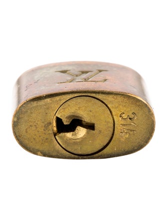 Louis Vuitton Brass Lock & Key Set
