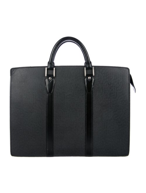 Louis Vuitton Taiga Lozan Briefcase black