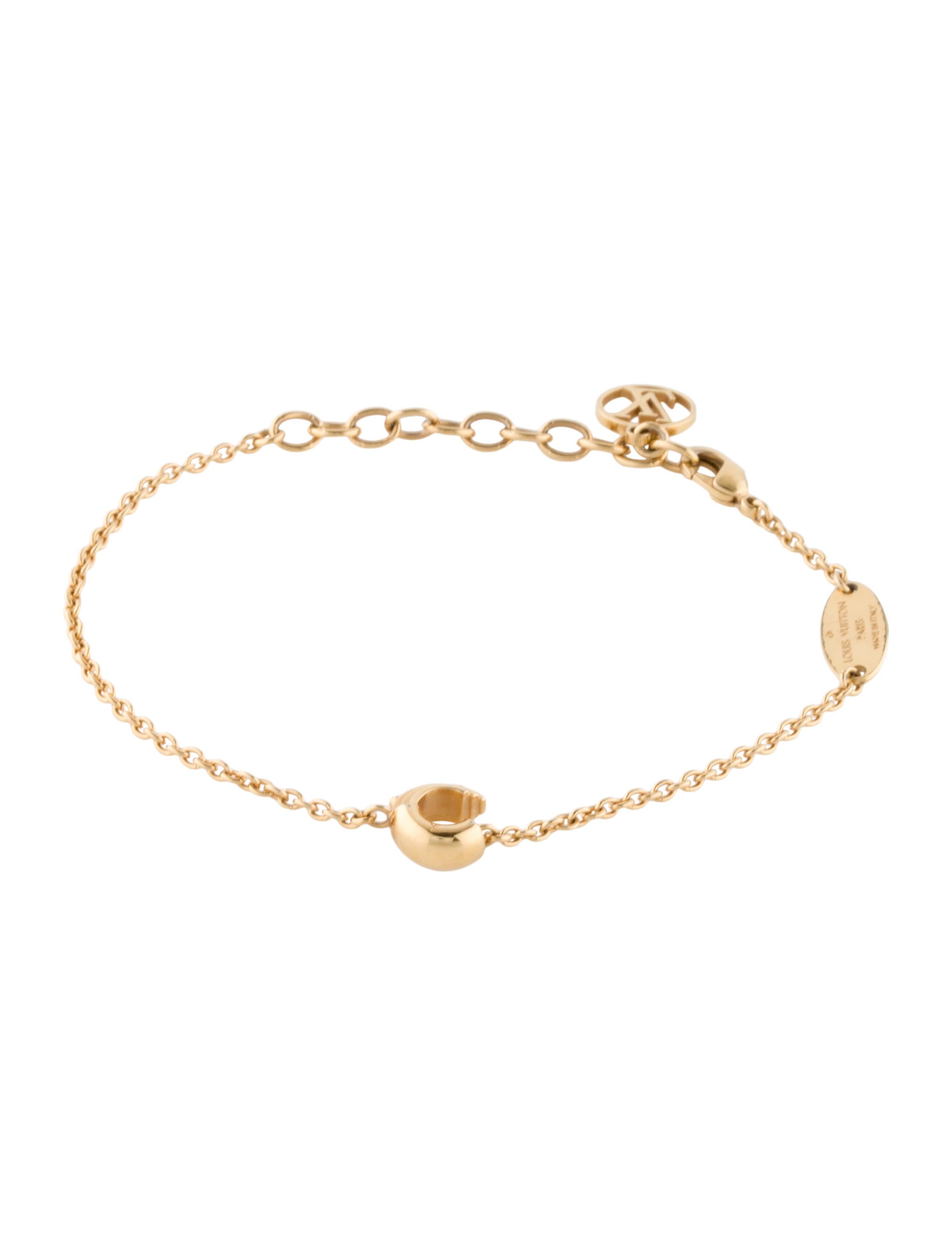 ブレスレット LOUIS VUITTON LV & Me bracelet, letter C Louis Vuitton LV & Me Bracelet, Letter C - Gold-Tone Metal