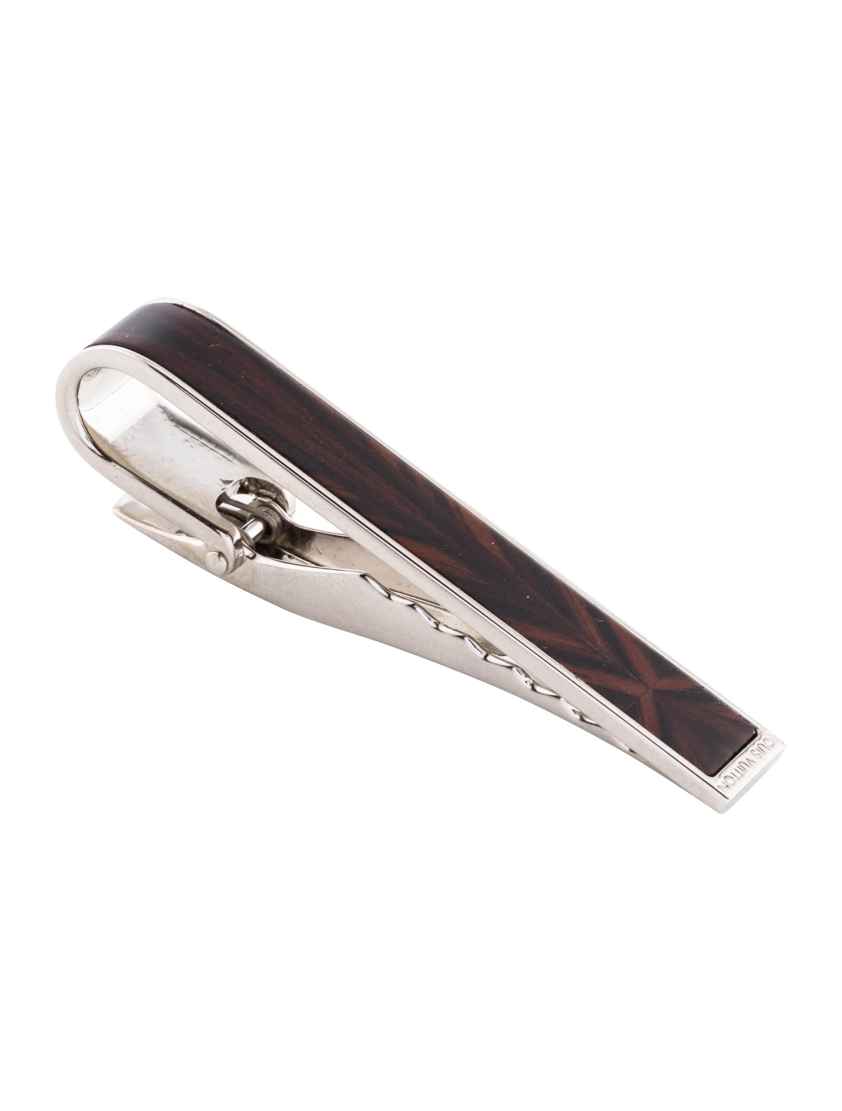 Louis Vuitton Wooden Tie Clip Pins LOU194000 The RealReal