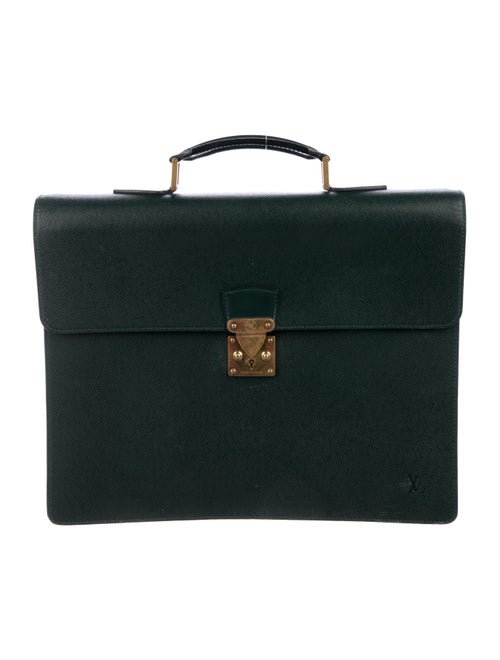 Louis Vuitton Taïga Moskova Briefcase brass